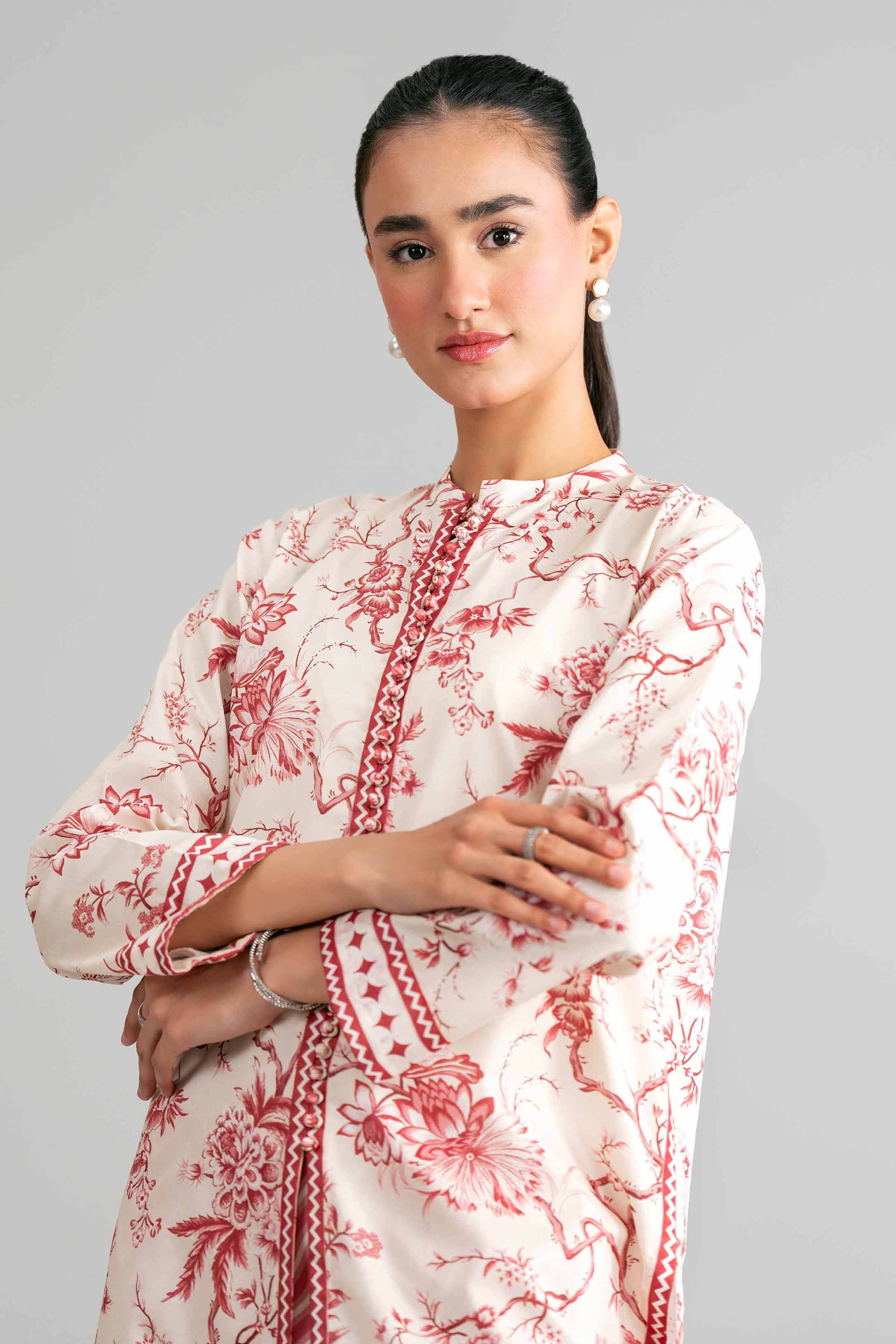 2 Piece - Printed Suit - 42601447 for Women - Unstitched Collection | Nishat | Shop Online