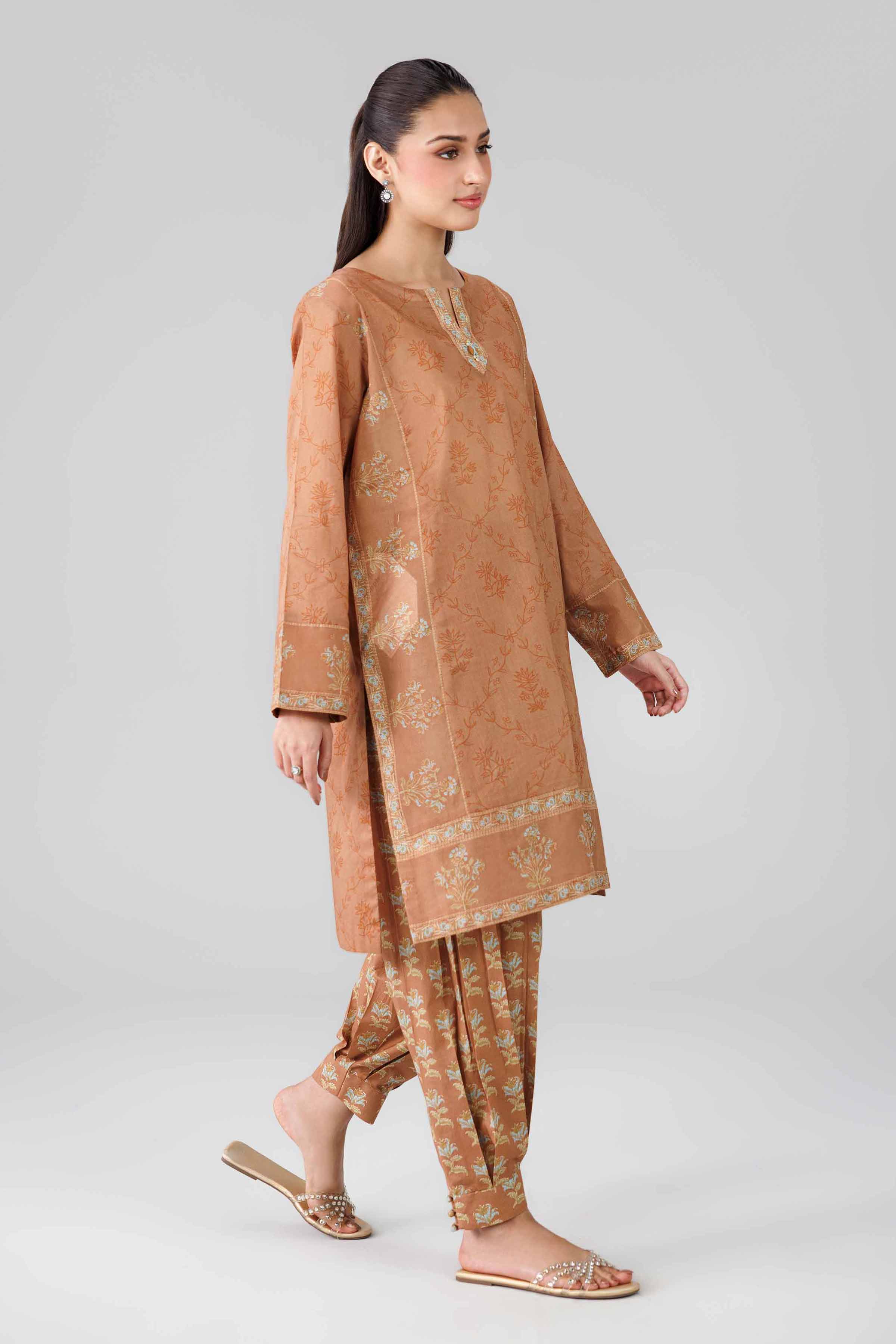 2 Piece - Printed Suit - 42601449 for Women - Unstitched Collection | Nishat | Shop Online