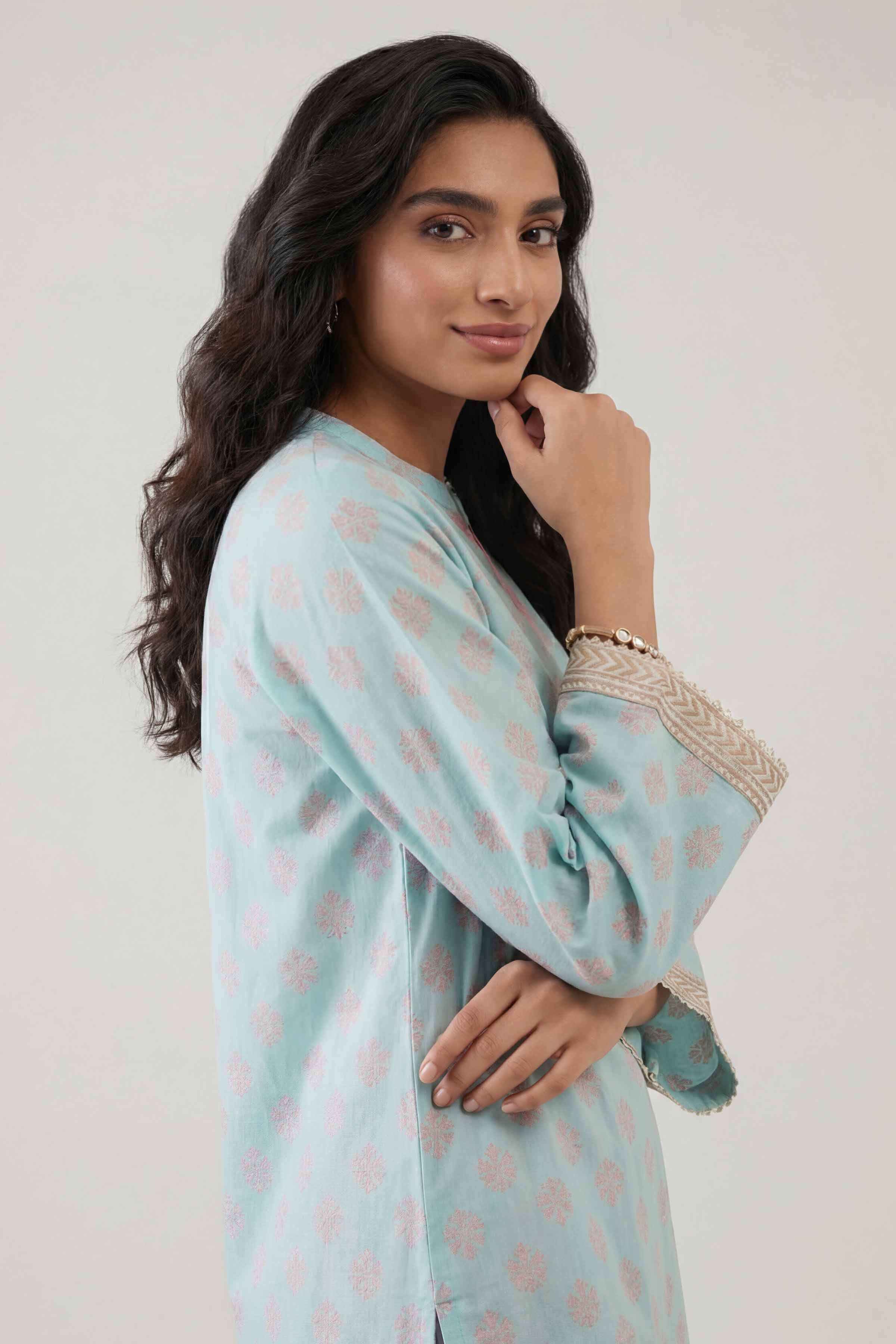 2 Piece - Printed Suit - 42601450 for Women - Unstitched Collection | Nishat | Shop Online