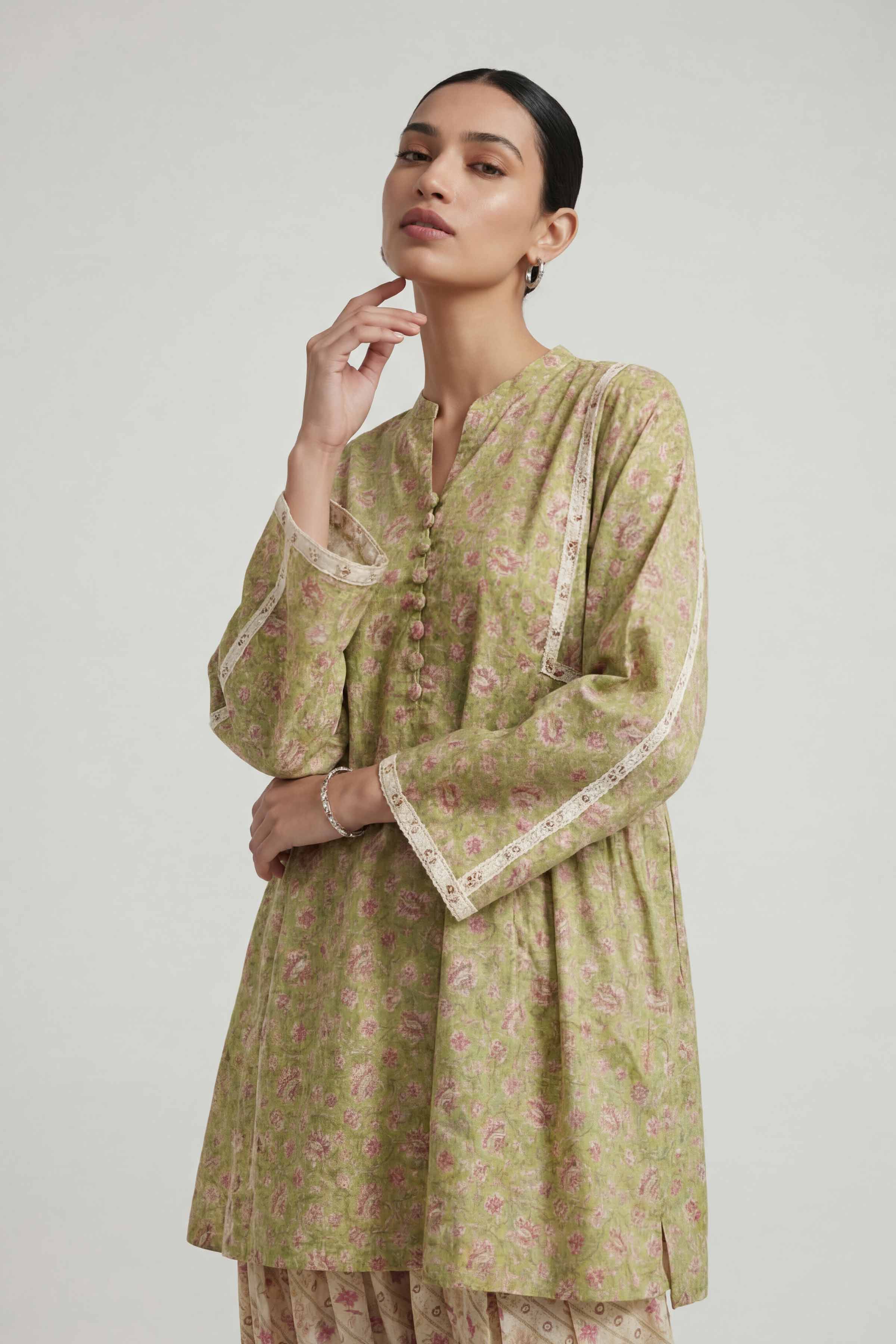 2 Piece - Printed Suit - 42601452 for Women - Unstitched Collection | Nishat | Shop Online