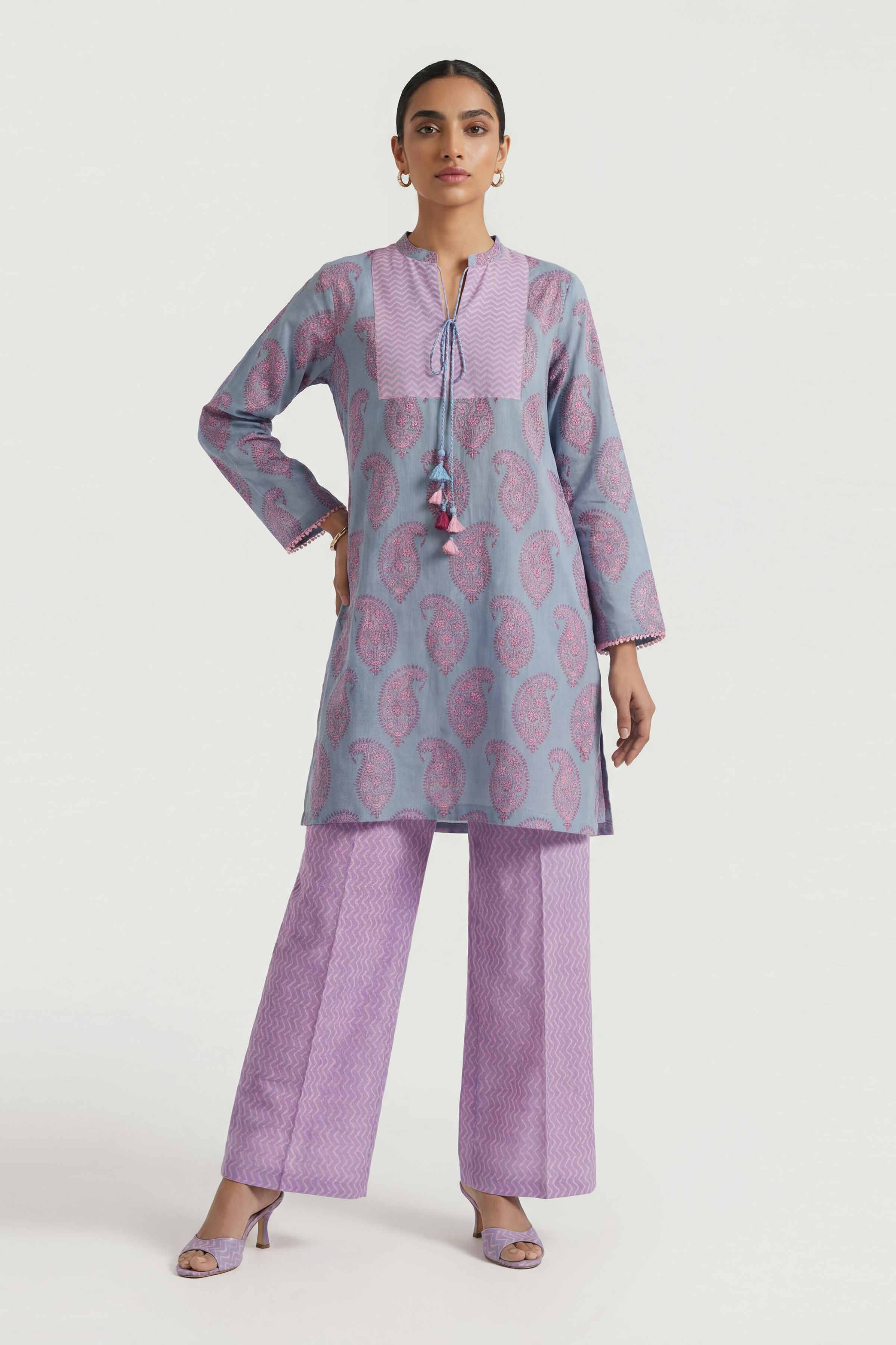 2 Piece - Printed Suit - 42601453 for Women - Unstitched Collection | Nishat | Shop Online