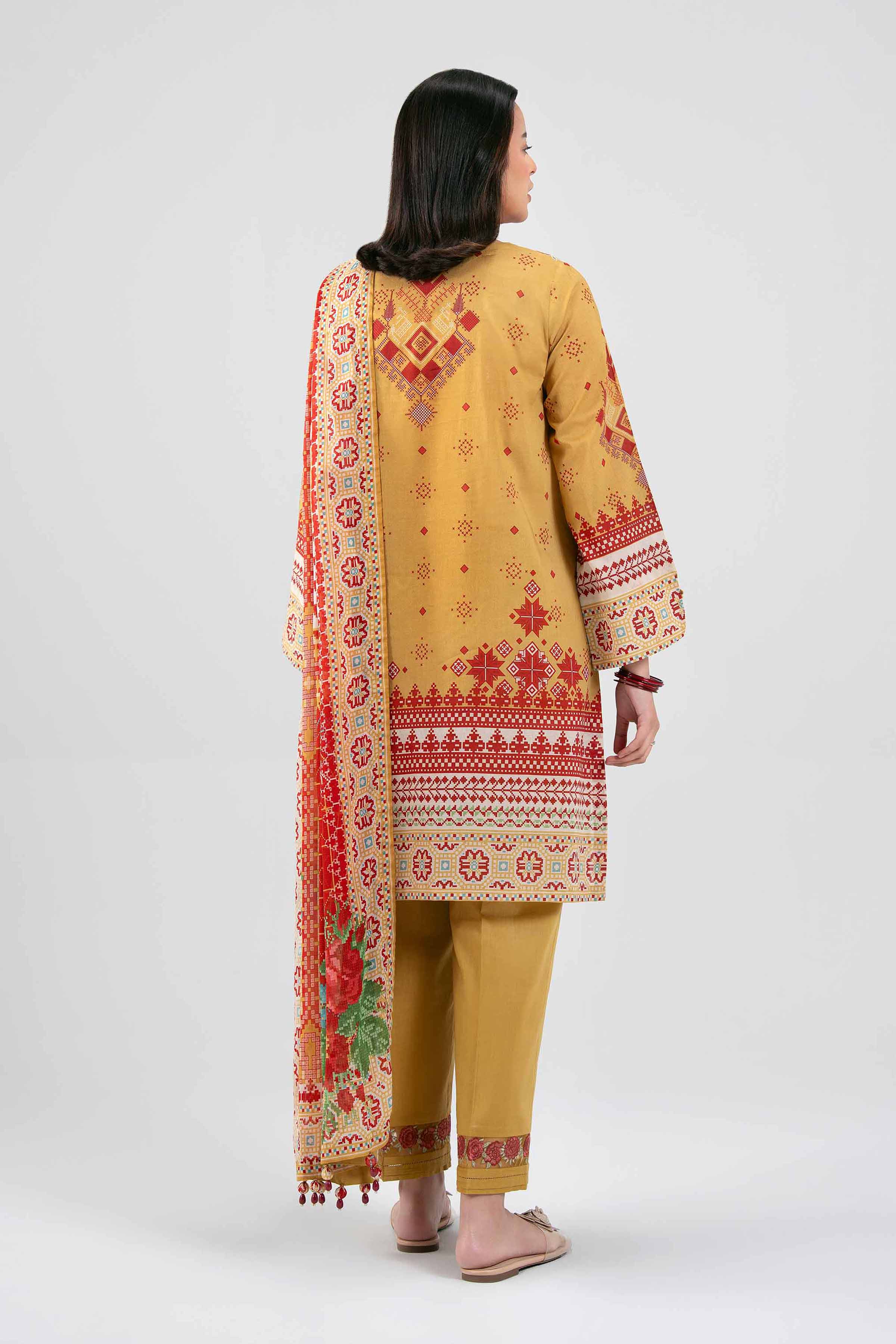 3 Piece - Digital Printed Embroidered Suit - 42601455 for Women - Unstitched Collection | Nishat | Shop Online