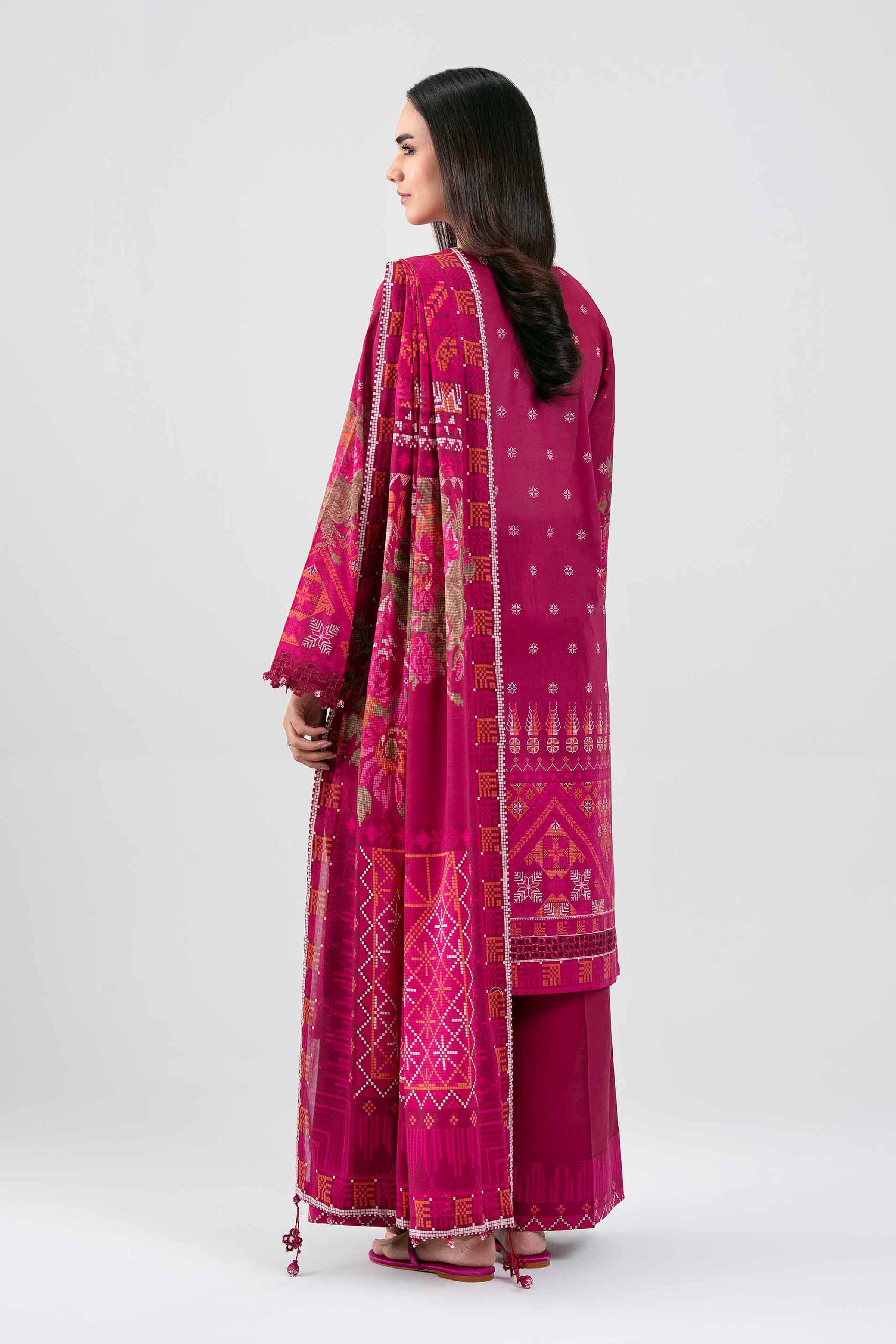 3 Piece - Digital Printed Embroidered Suit - 42601457 for Women - Unstitched Collection | Nishat | Shop Online