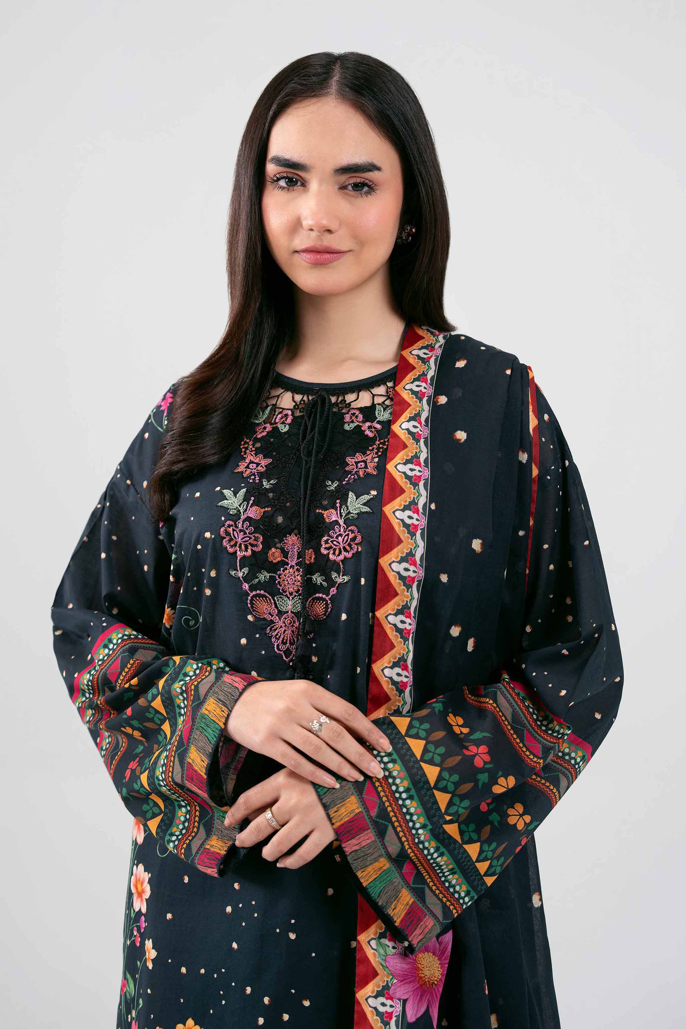 3 Piece - Digital Printed Embroidered Suit - 42601458 for Women - Unstitched Collection | Nishat | Shop Online