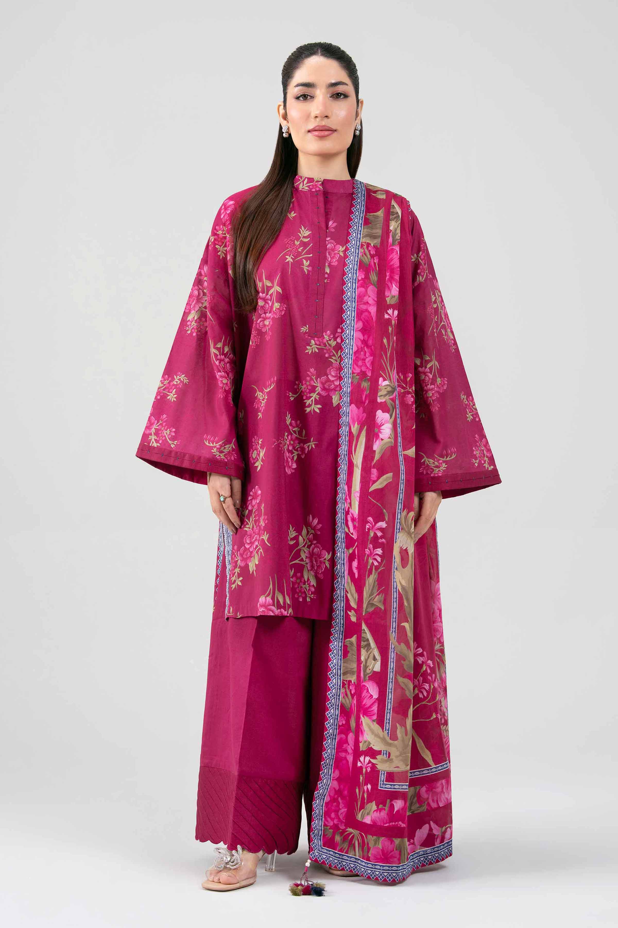 3 Piece - Digital Printed Suit - 42601464 for Women - Unstitched Collection | Nishat | Shop Online