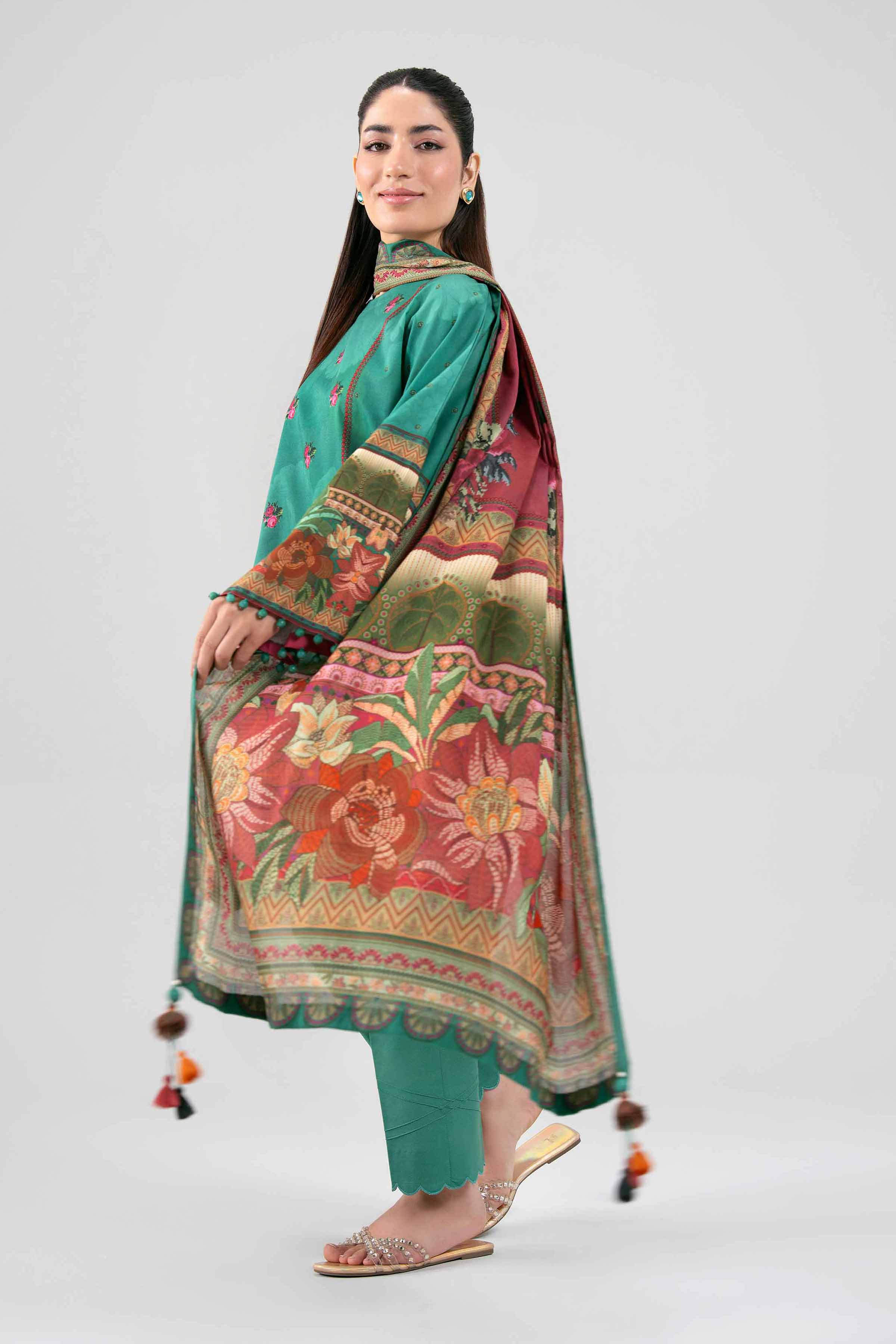 3 Piece - Digital Printed Suit - 42601469 for Women - Unstitched Collection | Nishat | Shop Online