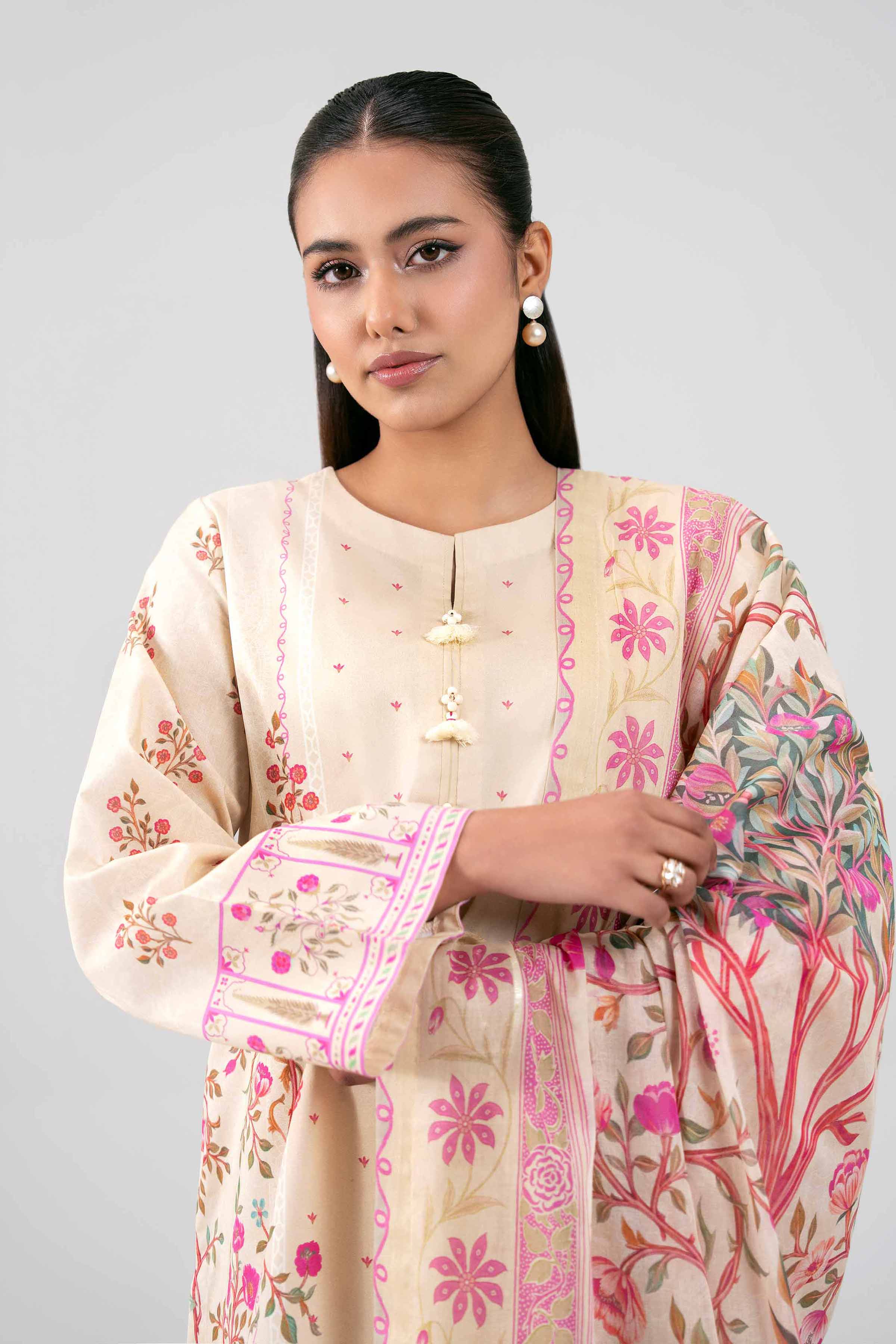 3 Piece - Digital Printed Suit - 42601472 for Women - Unstitched Collection | Nishat | Shop Online