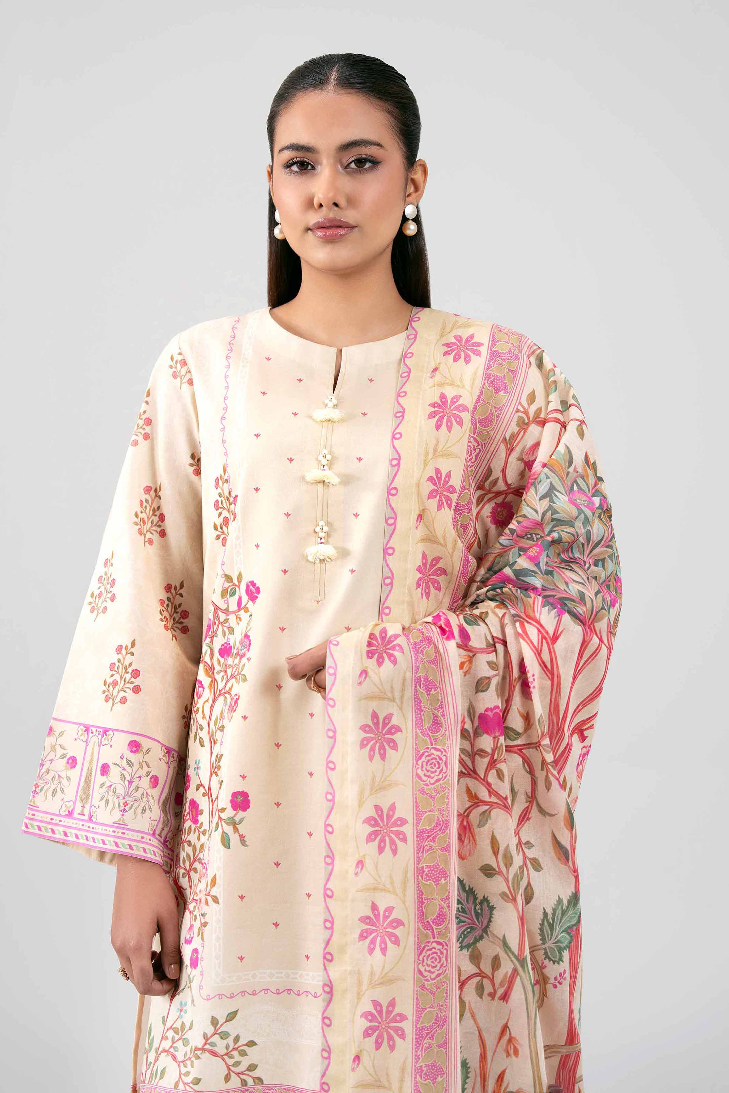 3 Piece - Digital Printed Suit - 42601472 for Women - Unstitched Collection | Nishat | Shop Online