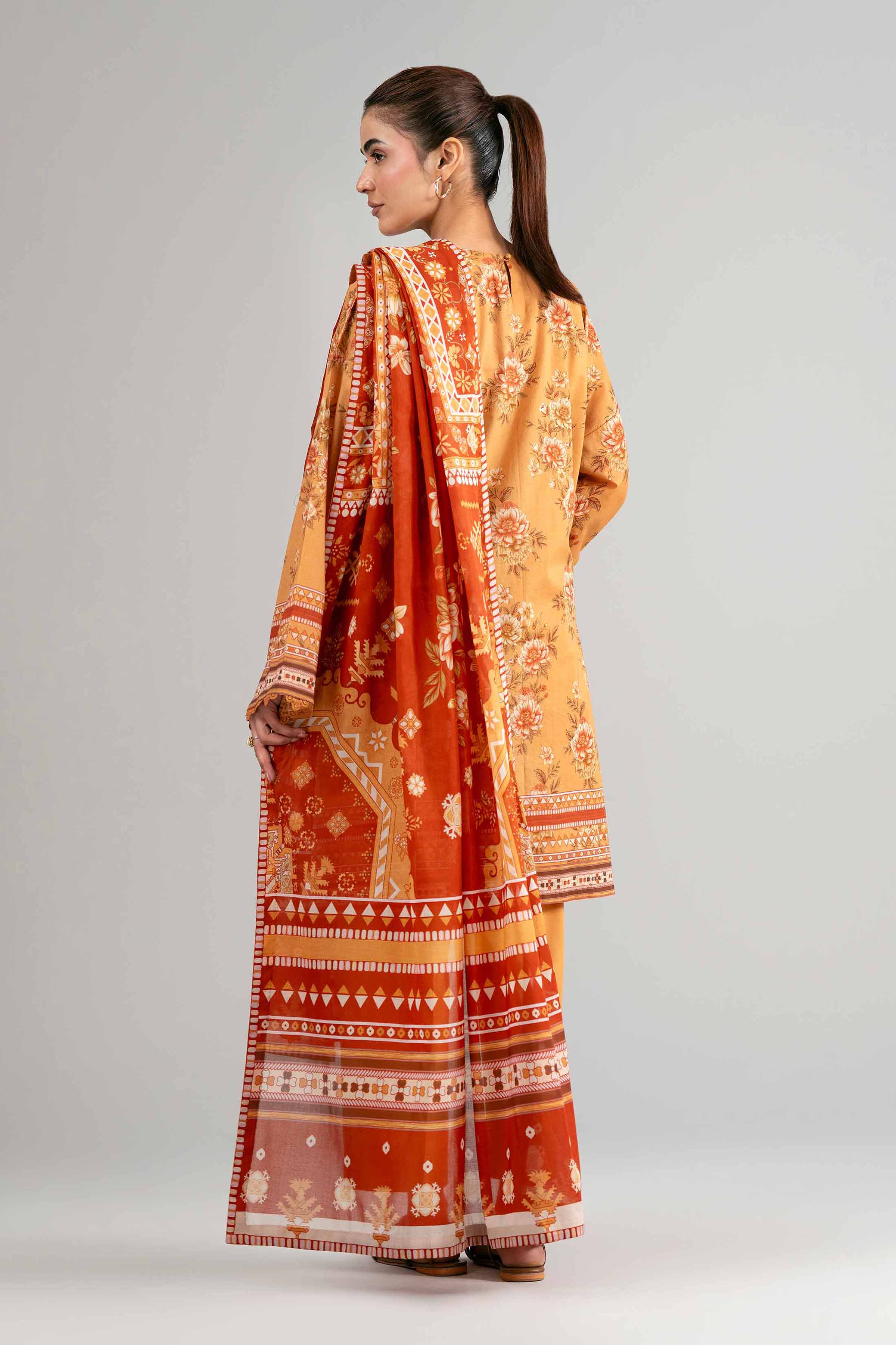 3 Piece - Digital Printed Suit - 42601481 for Women - Unstitched Collection | Nishat | Shop Online
