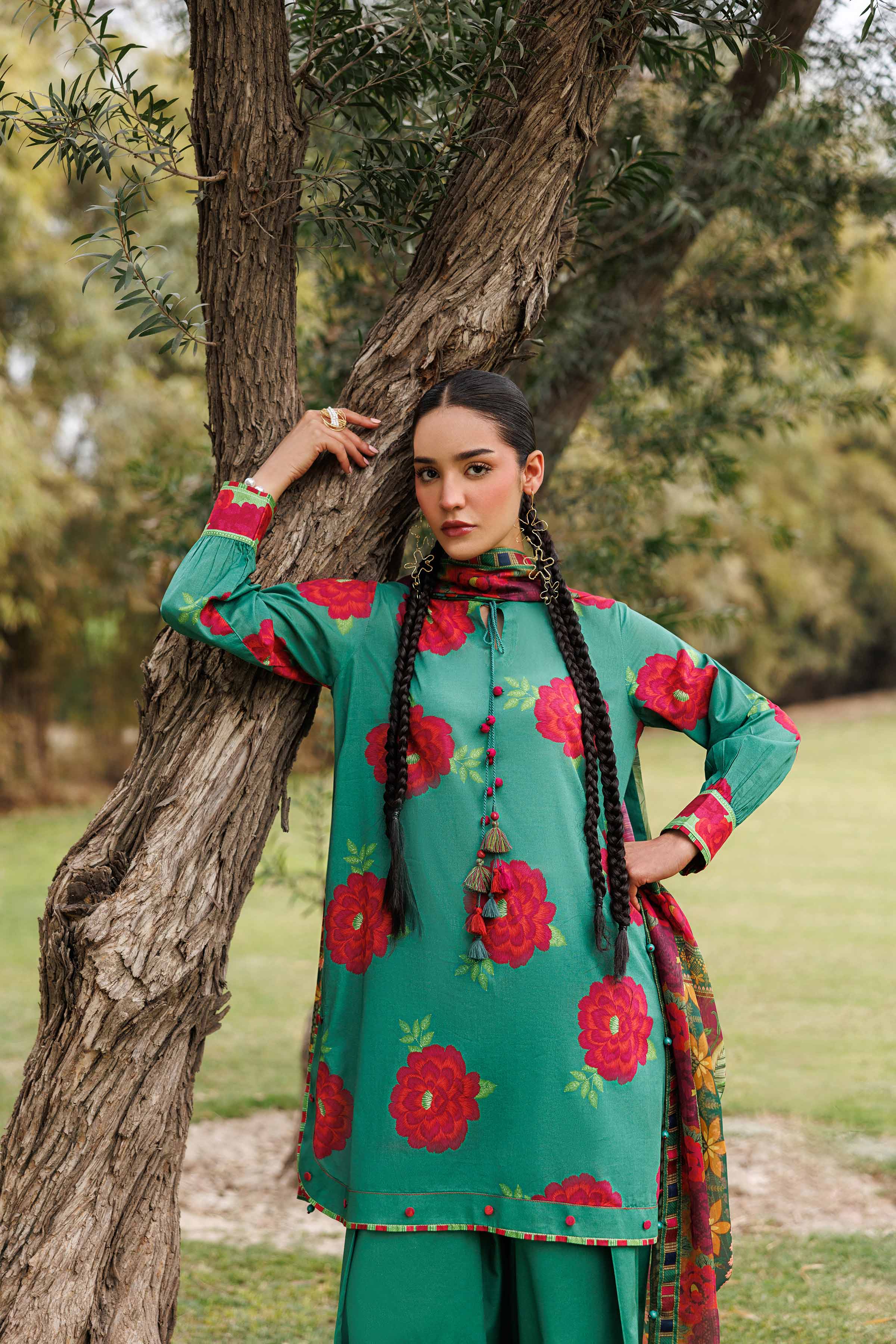 3 Piece - Digital Printed Suit - 42601484 for Women - Unstitched Collection | Nishat | Shop Online