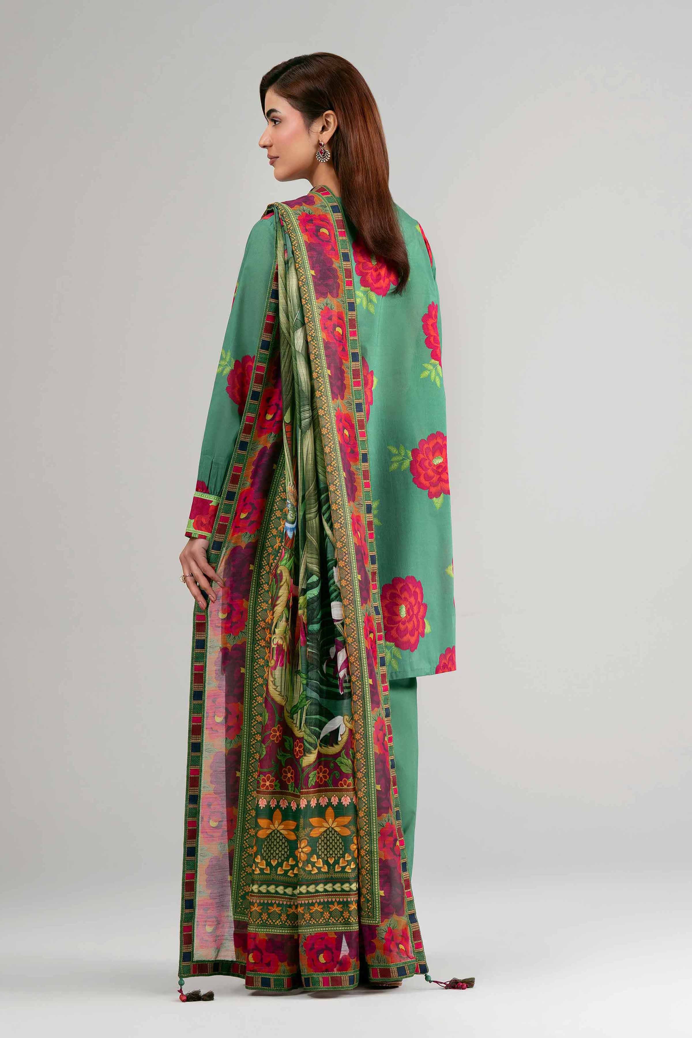 3 Piece - Digital Printed Suit - 42601484 for Women - Unstitched Collection | Nishat | Shop Online