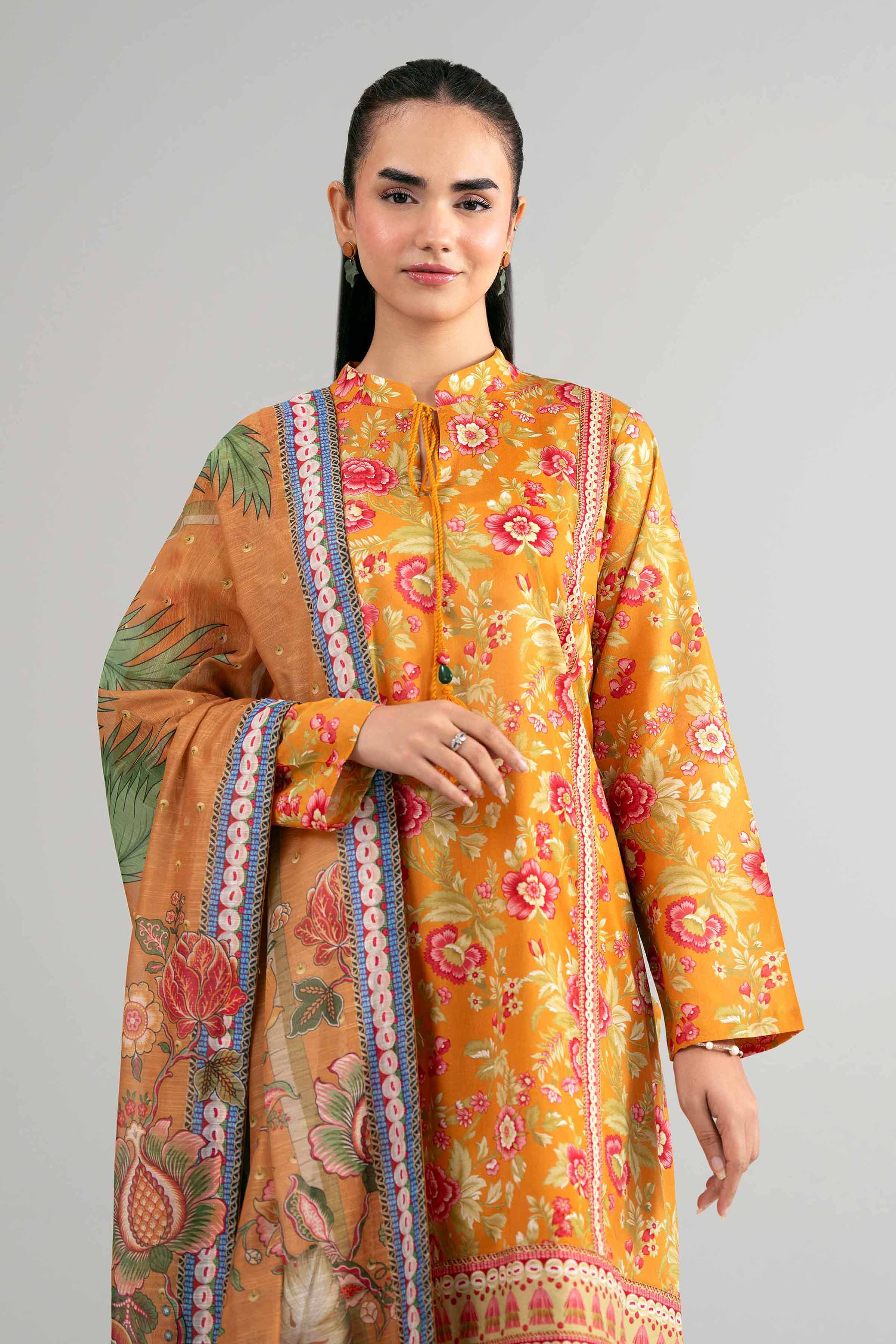 3 Piece - Digital Printed Suit - 42601485 for Women - Unstitched Collection | Nishat | Shop Online