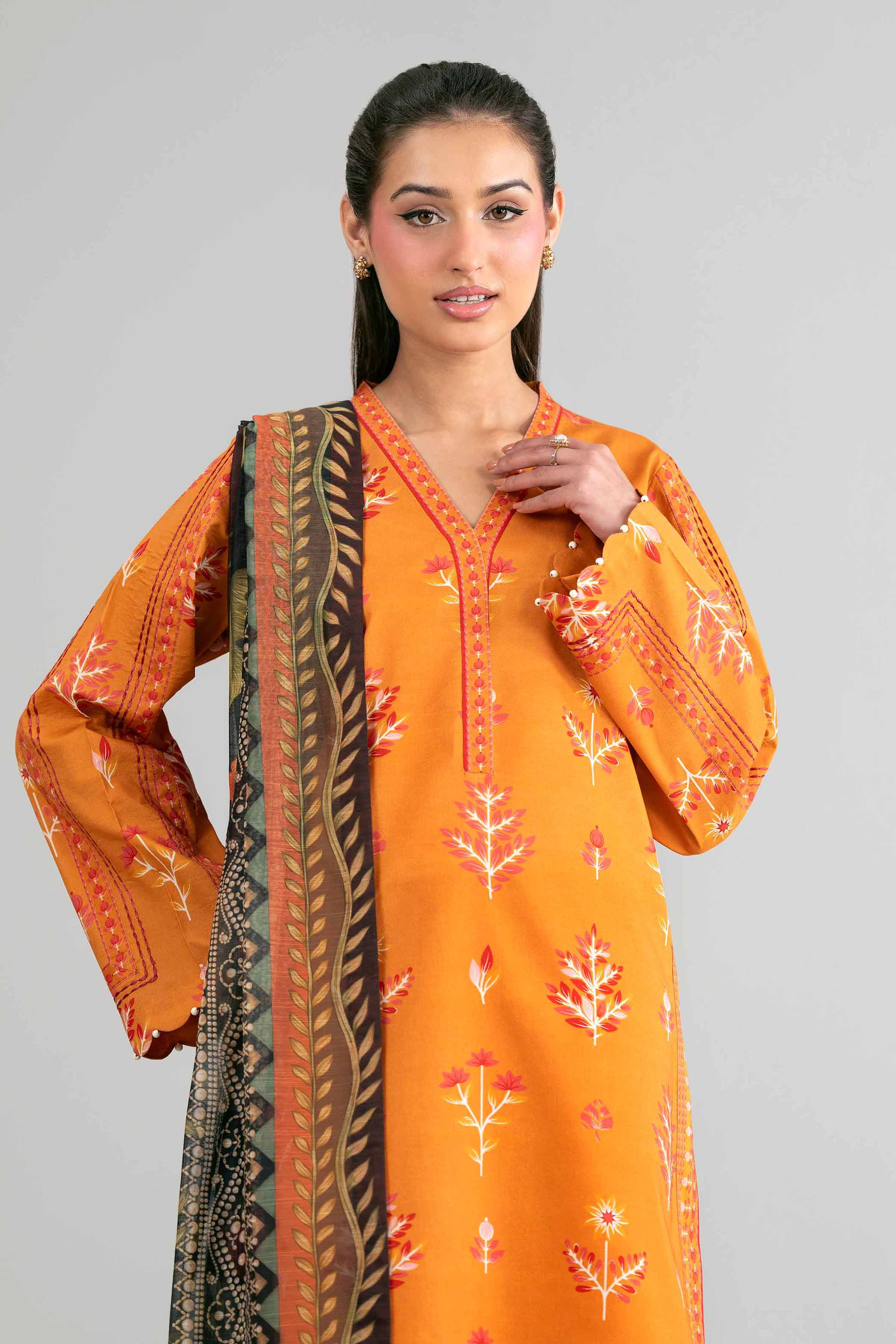 3 Piece - Digital Printed Suit - 42601487 for Women - Unstitched Collection | Nishat | Shop Online