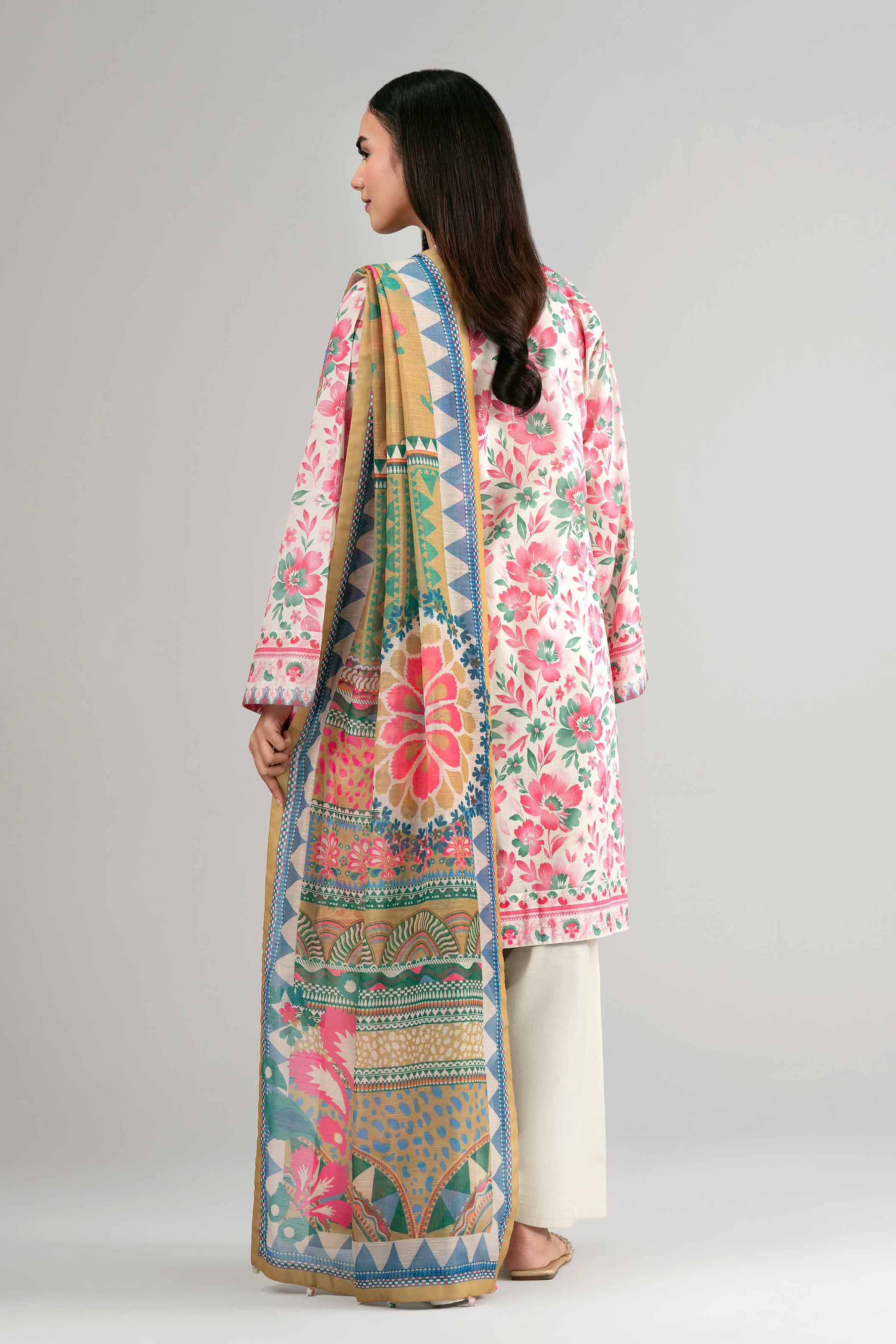 3 Piece - Digital Printed Suit - 42601489 for Women - Unstitched Collection | Nishat | Shop Online