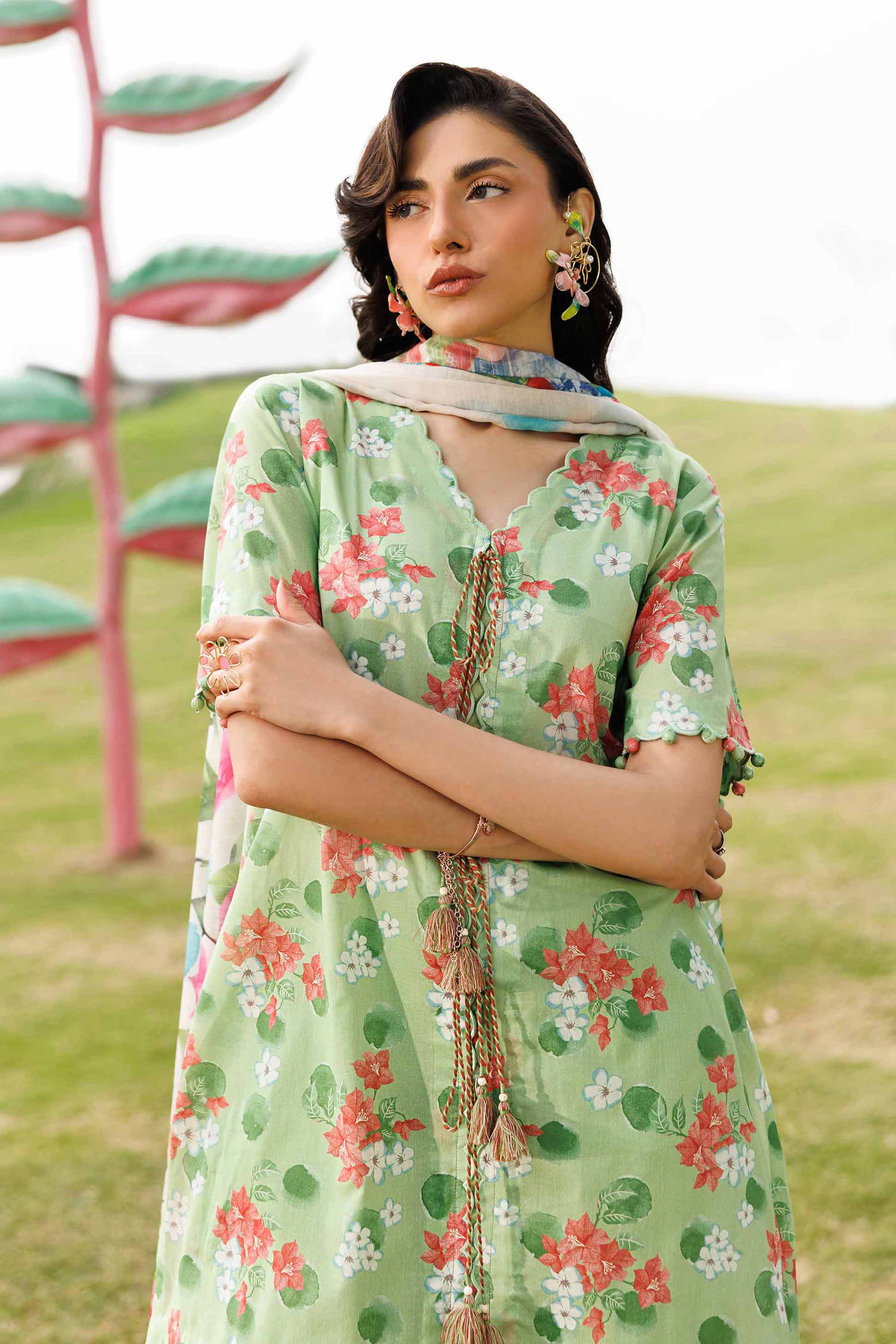 3 Piece - Digital Printed Suit - 42601497 for Women - Unstitched Collection | Nishat | Shop Online