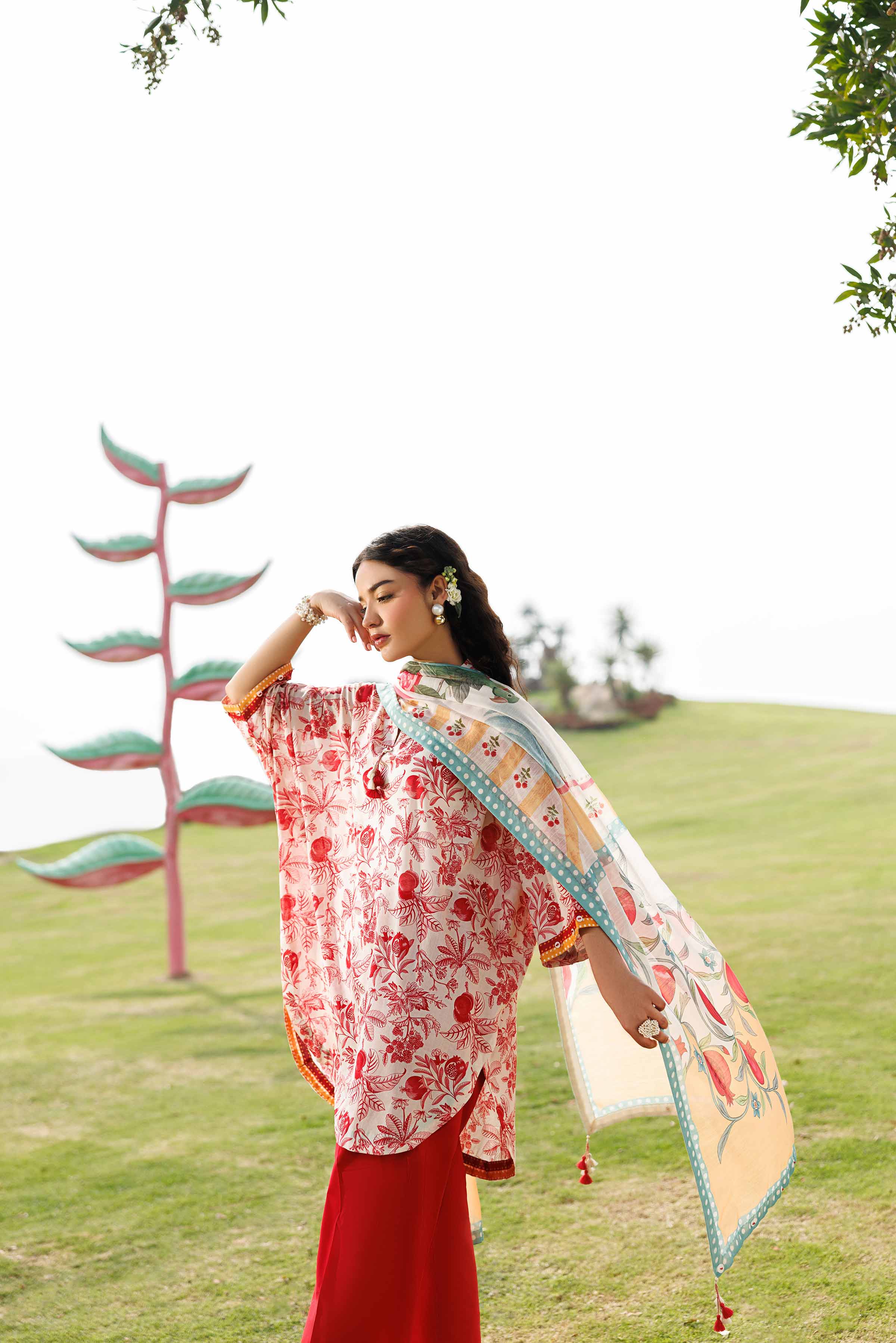 3 Piece - Digital Printed Suit - 42601499 for Women - Unstitched Collection | Nishat | Shop Online