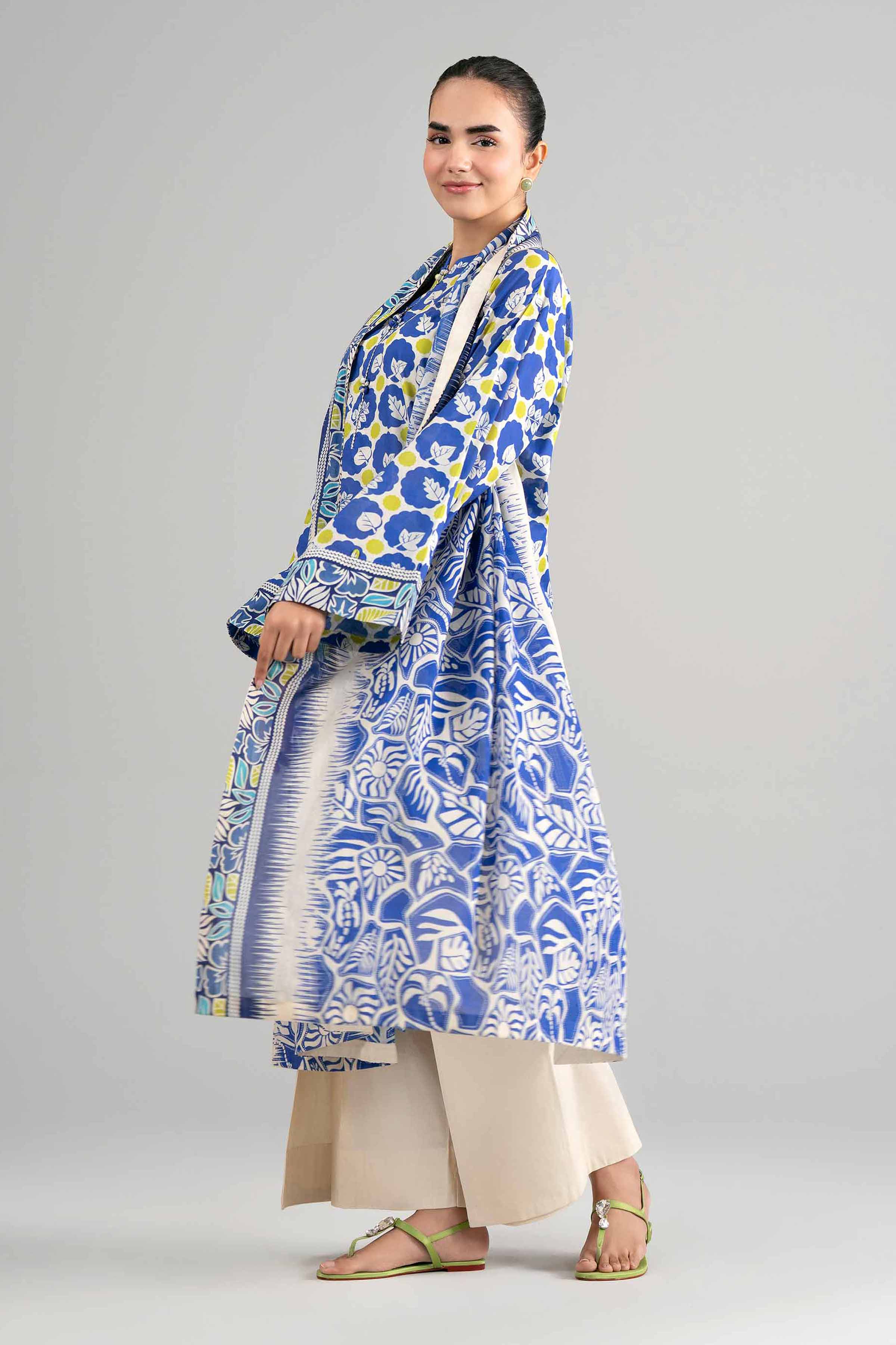 3 Piece - Printed Suit - 42601504 for Women - Unstitched Collection | Nishat | Shop Online