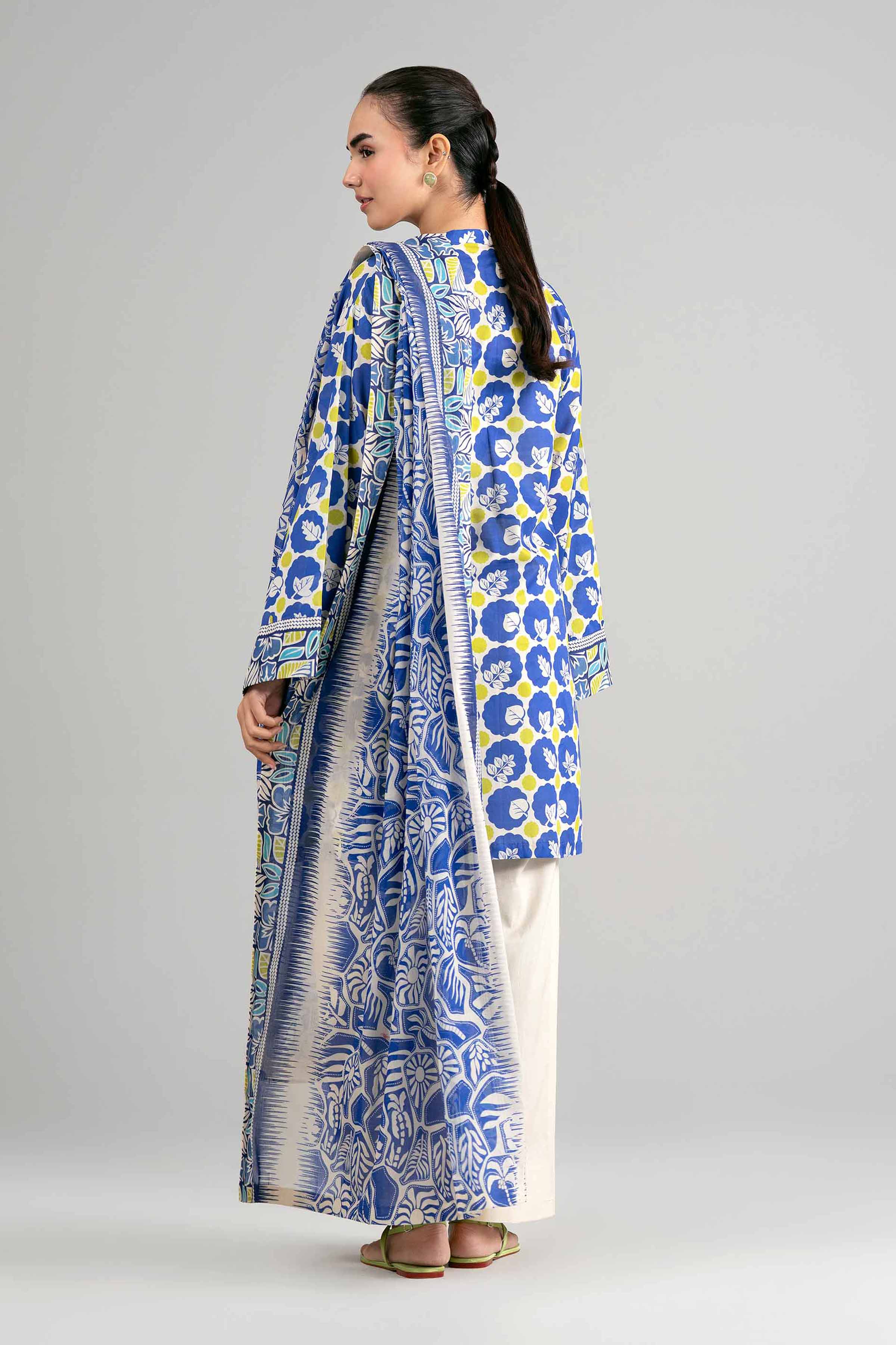 3 Piece - Printed Suit - 42601504 for Women - Unstitched Collection | Nishat | Shop Online