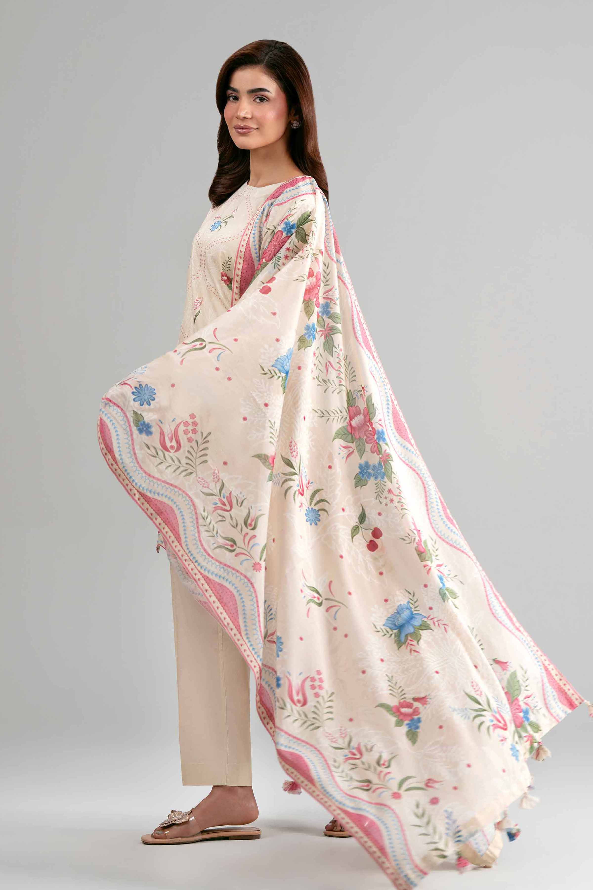 3 Piece - Printed Suit - 42601506 for Women - Unstitched Collection | Nishat | Shop Online