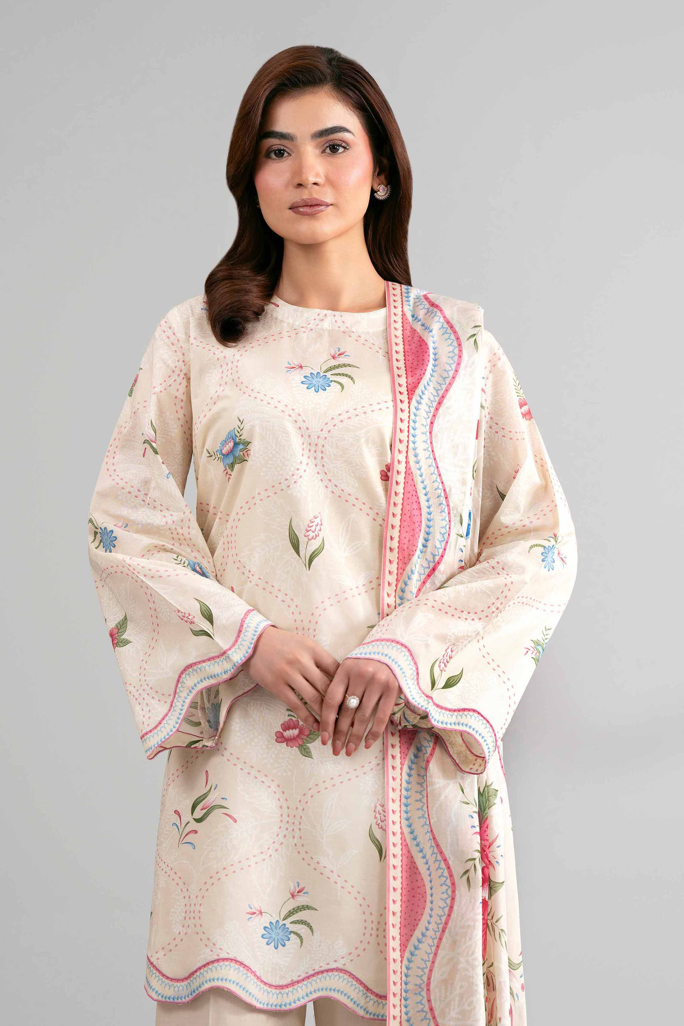 3 Piece - Printed Suit - 42601506 for Women - Unstitched Collection | Nishat | Shop Online