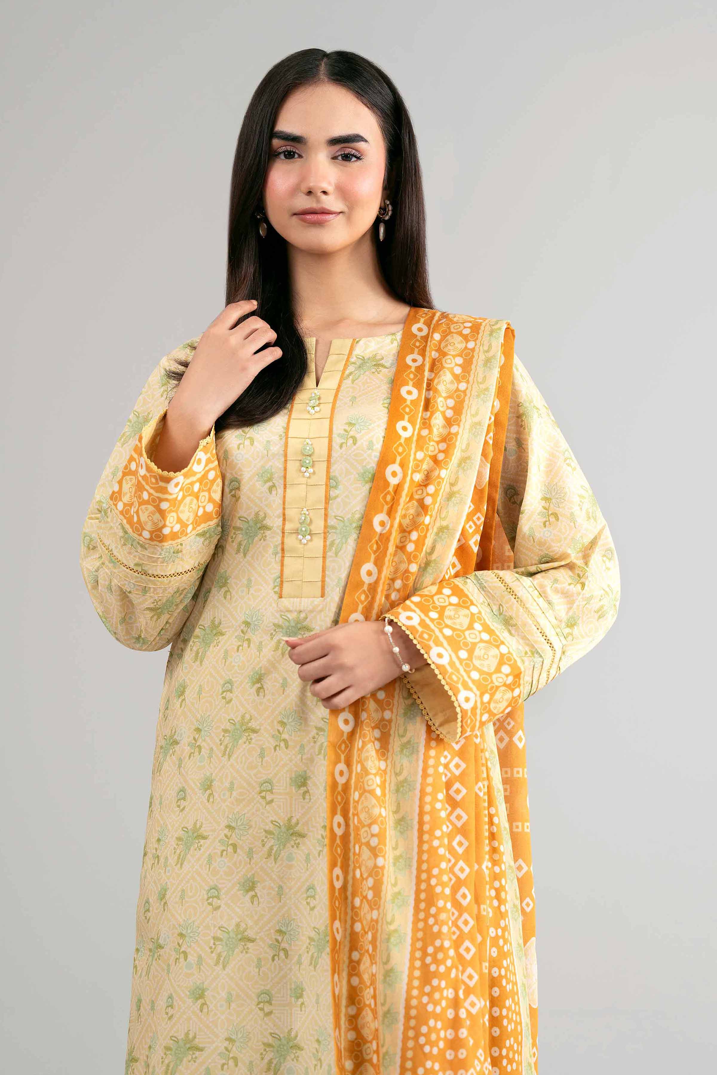 3 Piece - Printed Suit - 42601511 for Women - Unstitched Collection | Nishat | Shop Online