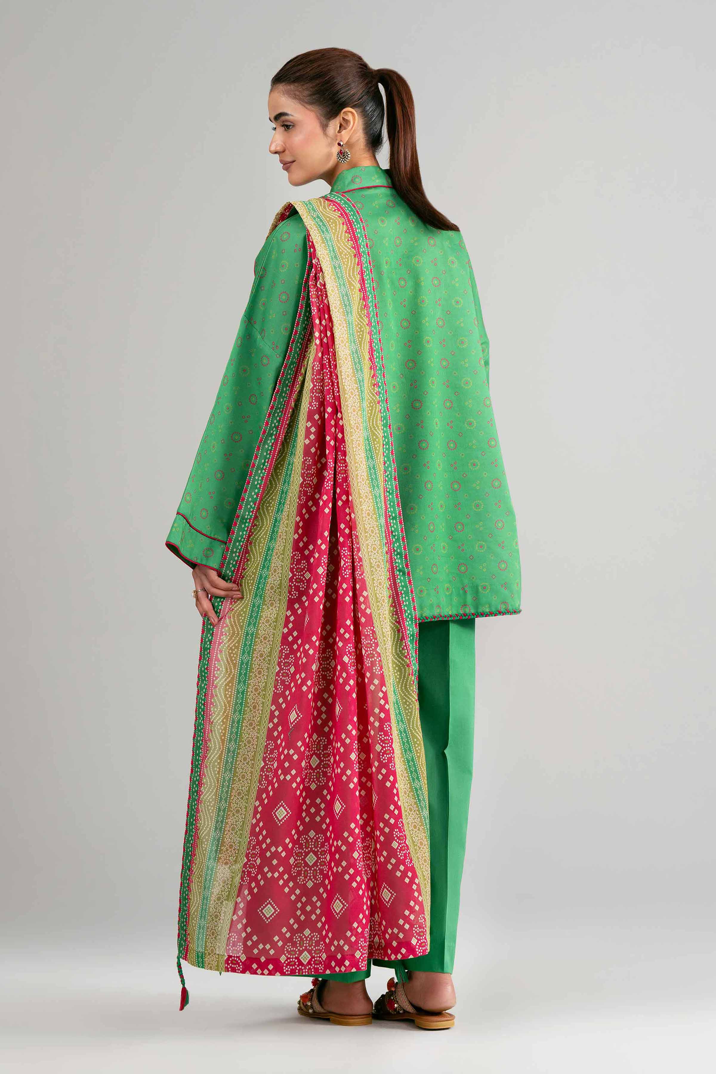 3 Piece - Printed Suit - 42601513 for Women - Unstitched Collection | Nishat | Shop Online