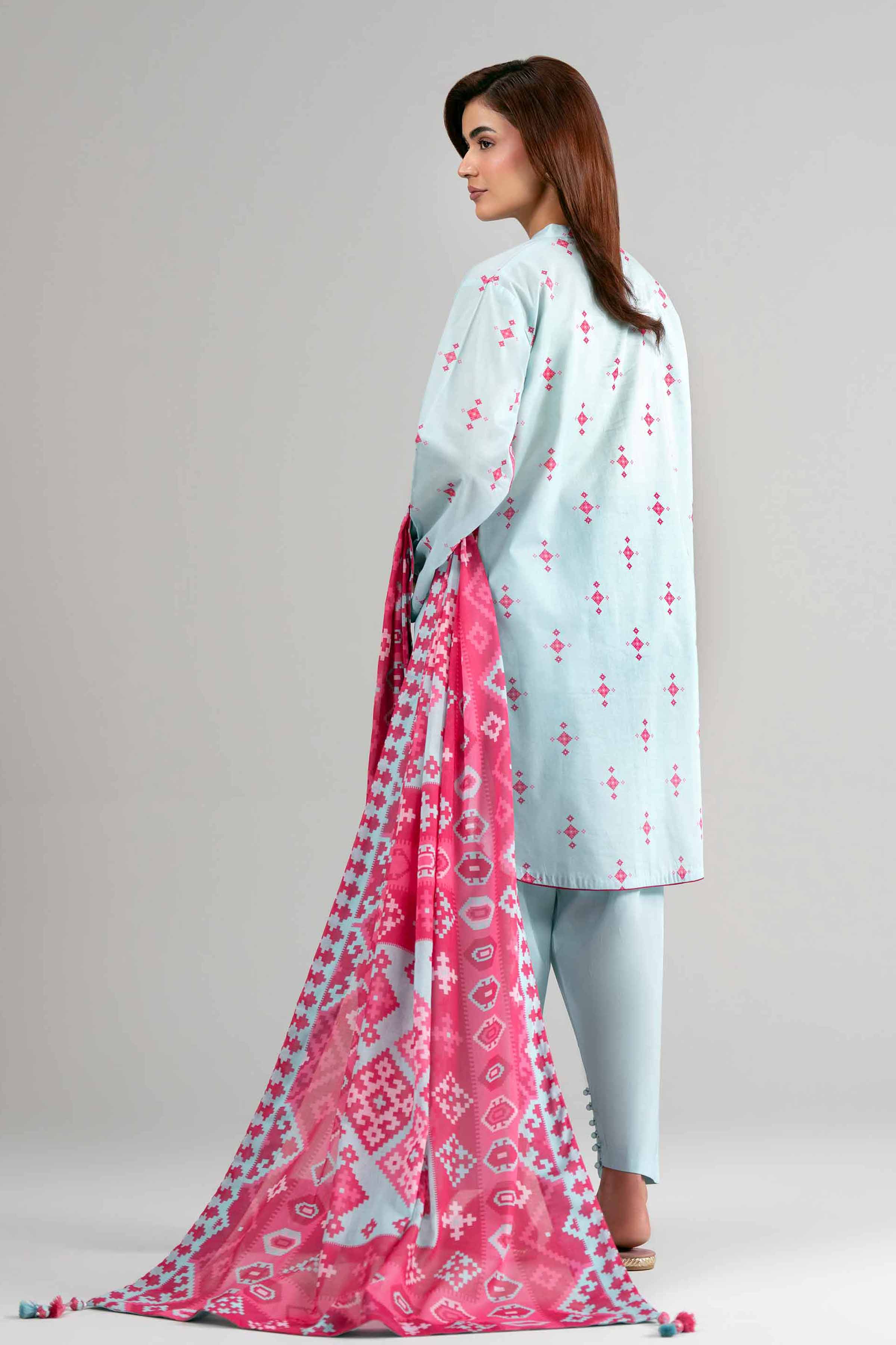 3 Piece - Printed Suit - 42601516 for Women - Unstitched Collection | Nishat | Shop Online