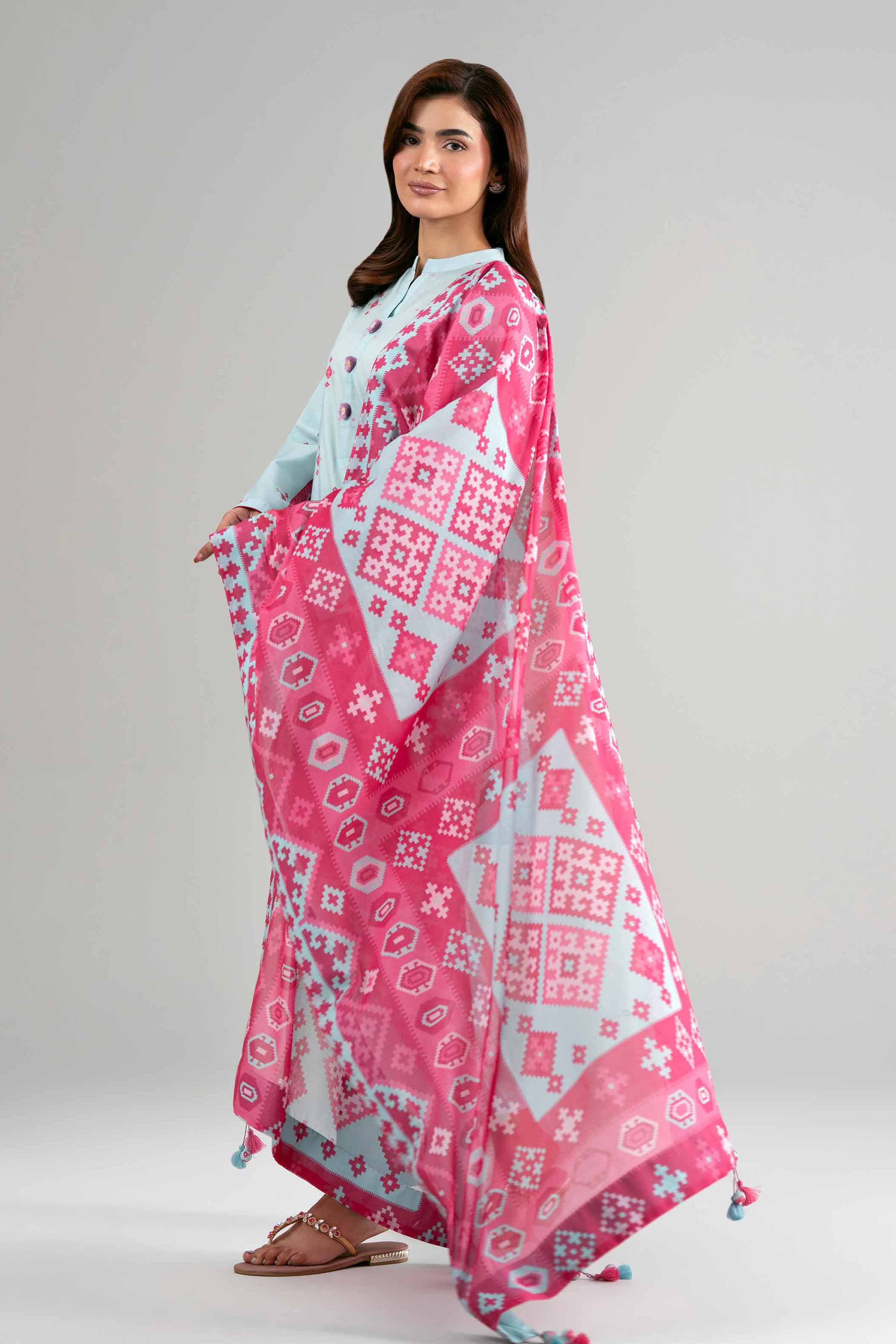 3 Piece - Printed Suit - 42601516 for Women - Unstitched Collection | Nishat | Shop Online