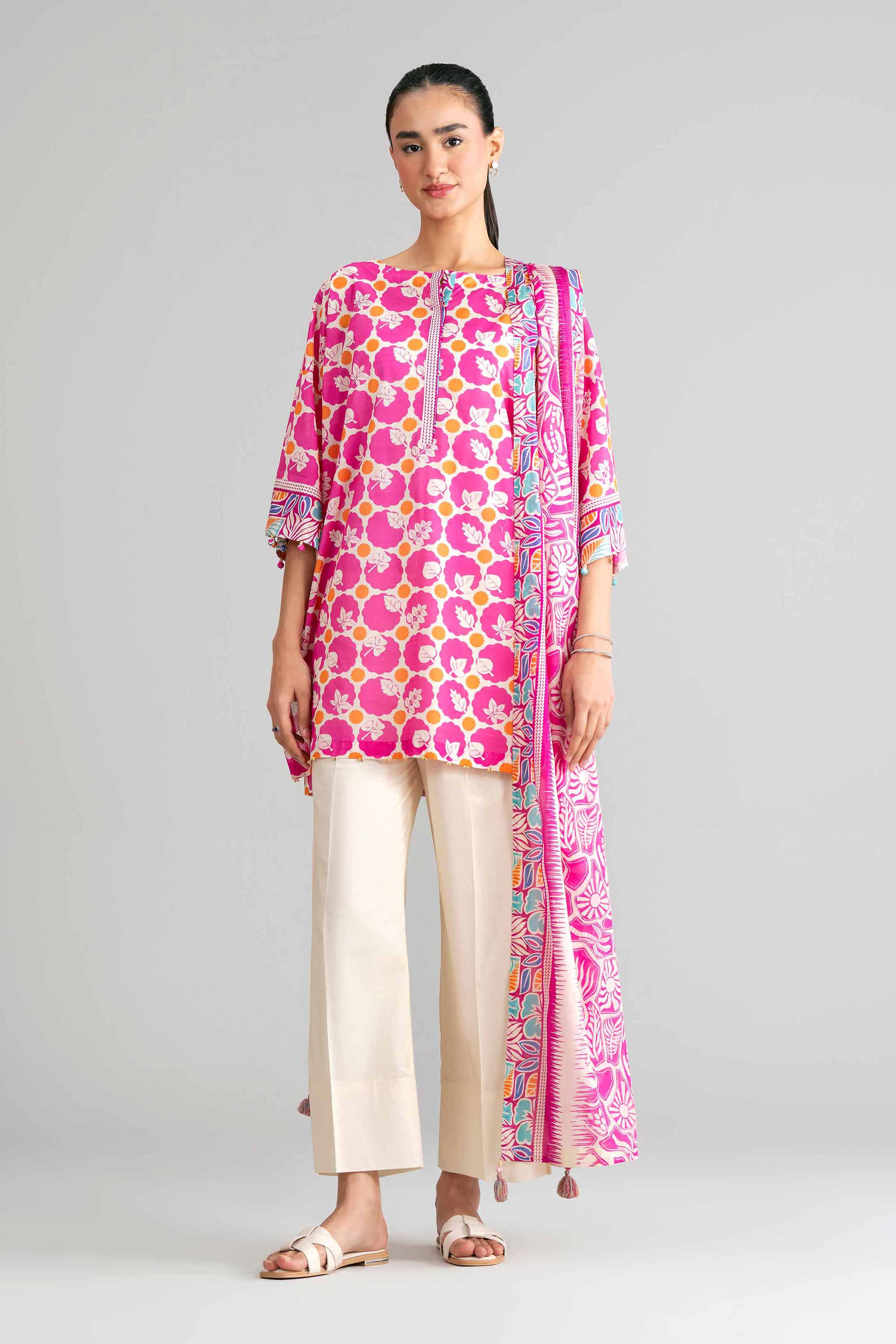 3 Piece - Printed Suit - 42601522 for Women - Unstitched Collection | Nishat | Shop Online