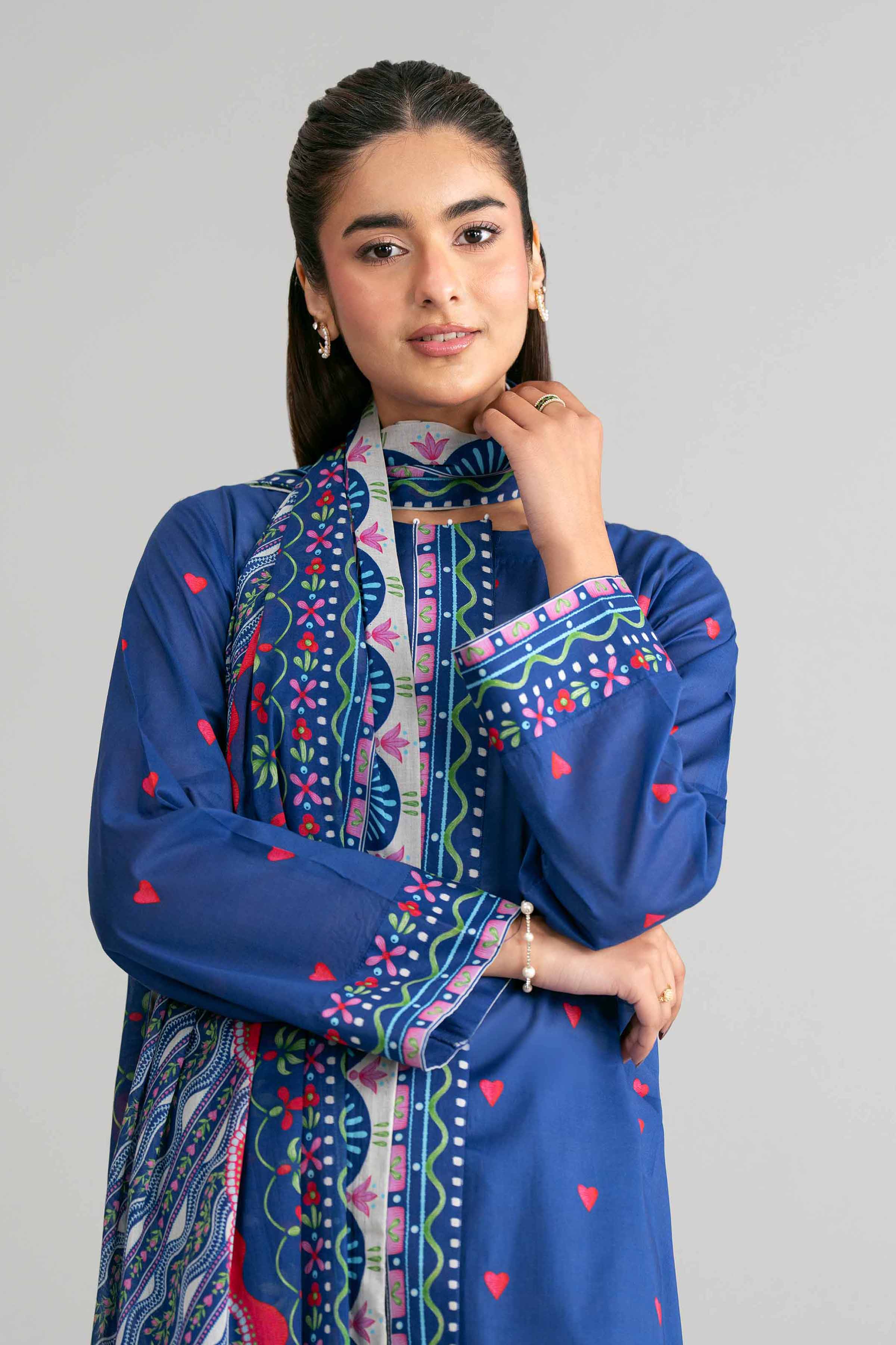 3 Piece - Printed Suit - 42601523 for Women - Unstitched Collection | Nishat | Shop Online
