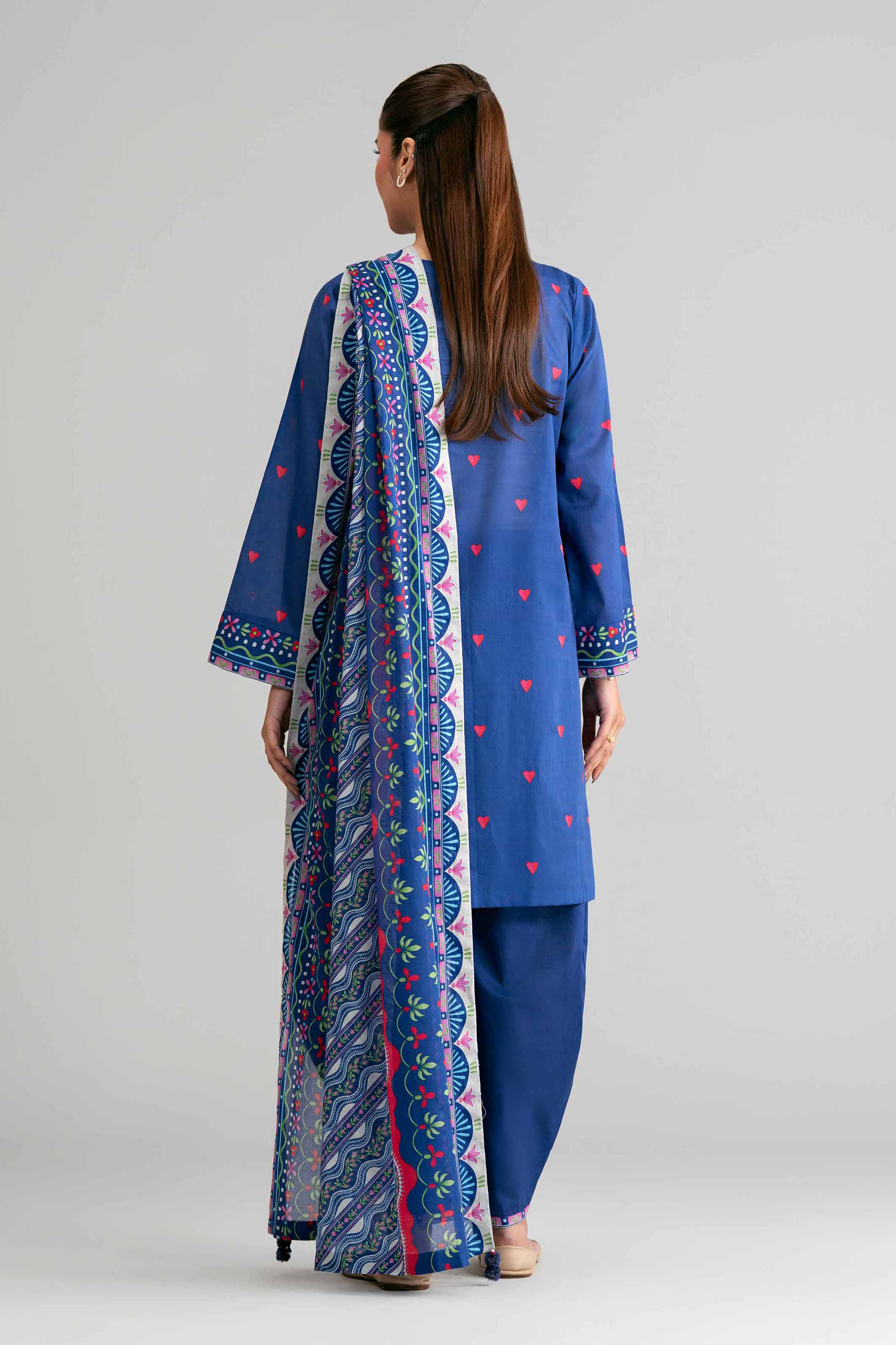 3 Piece - Printed Suit - 42601523 for Women - Unstitched Collection | Nishat | Shop Online