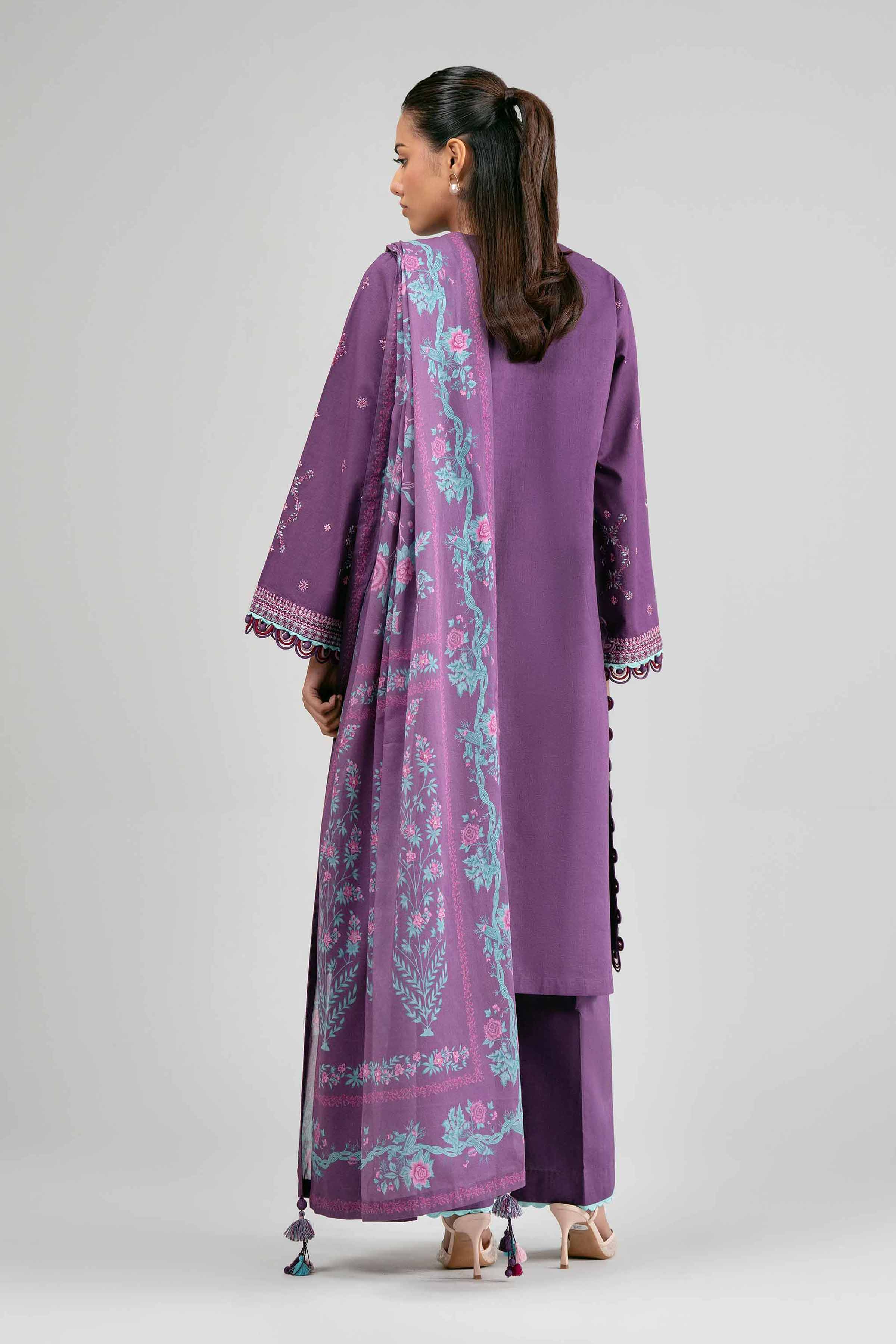 3 Piece - Digital Printed Embroidered Suit - 42601524 for Women - Unstitched Collection | Nishat | Shop Online