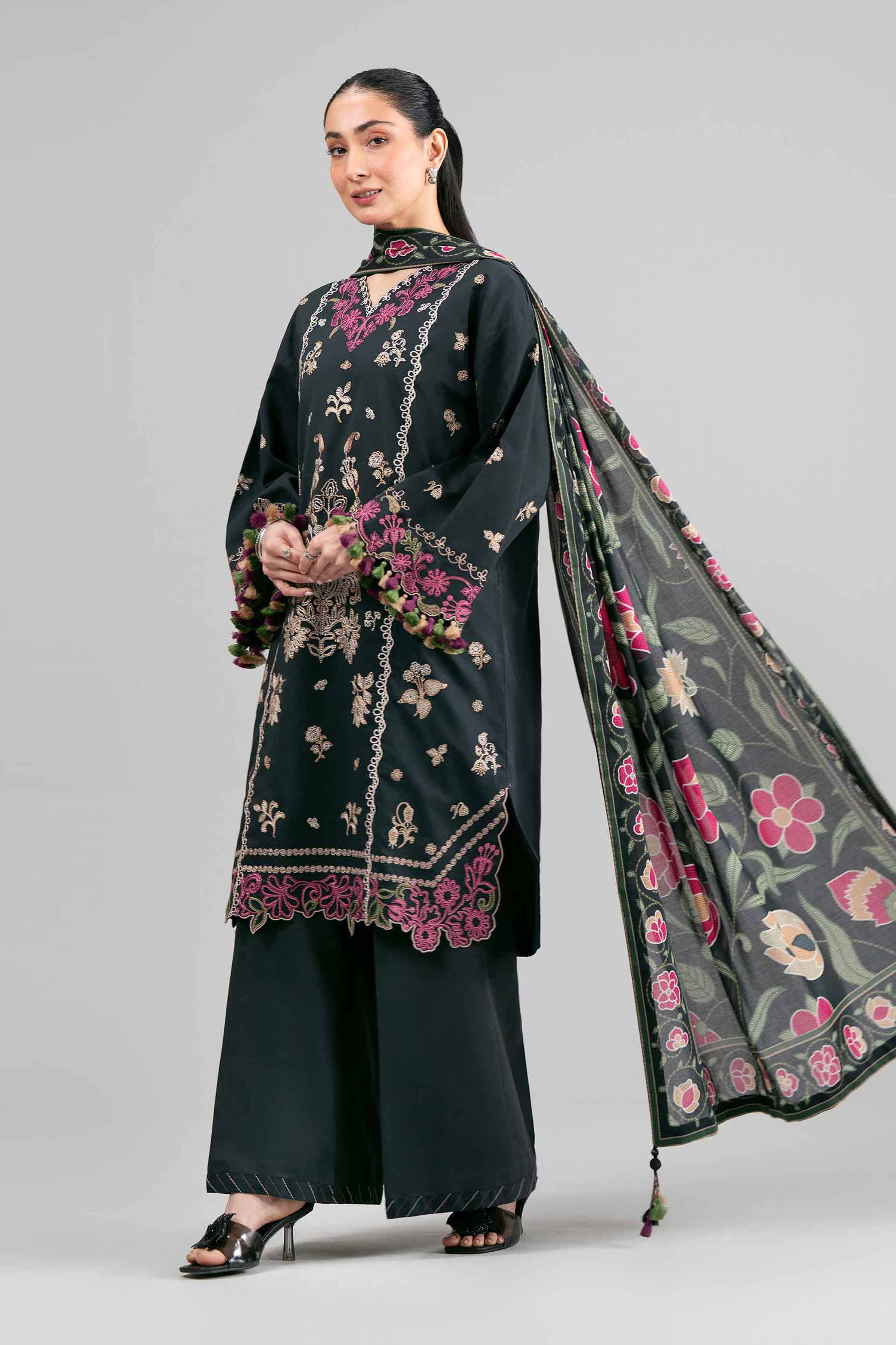 3 Piece - Digital Printed Embroidered Suit - 42601525 for Women - Unstitched Collection | Nishat | Shop Online