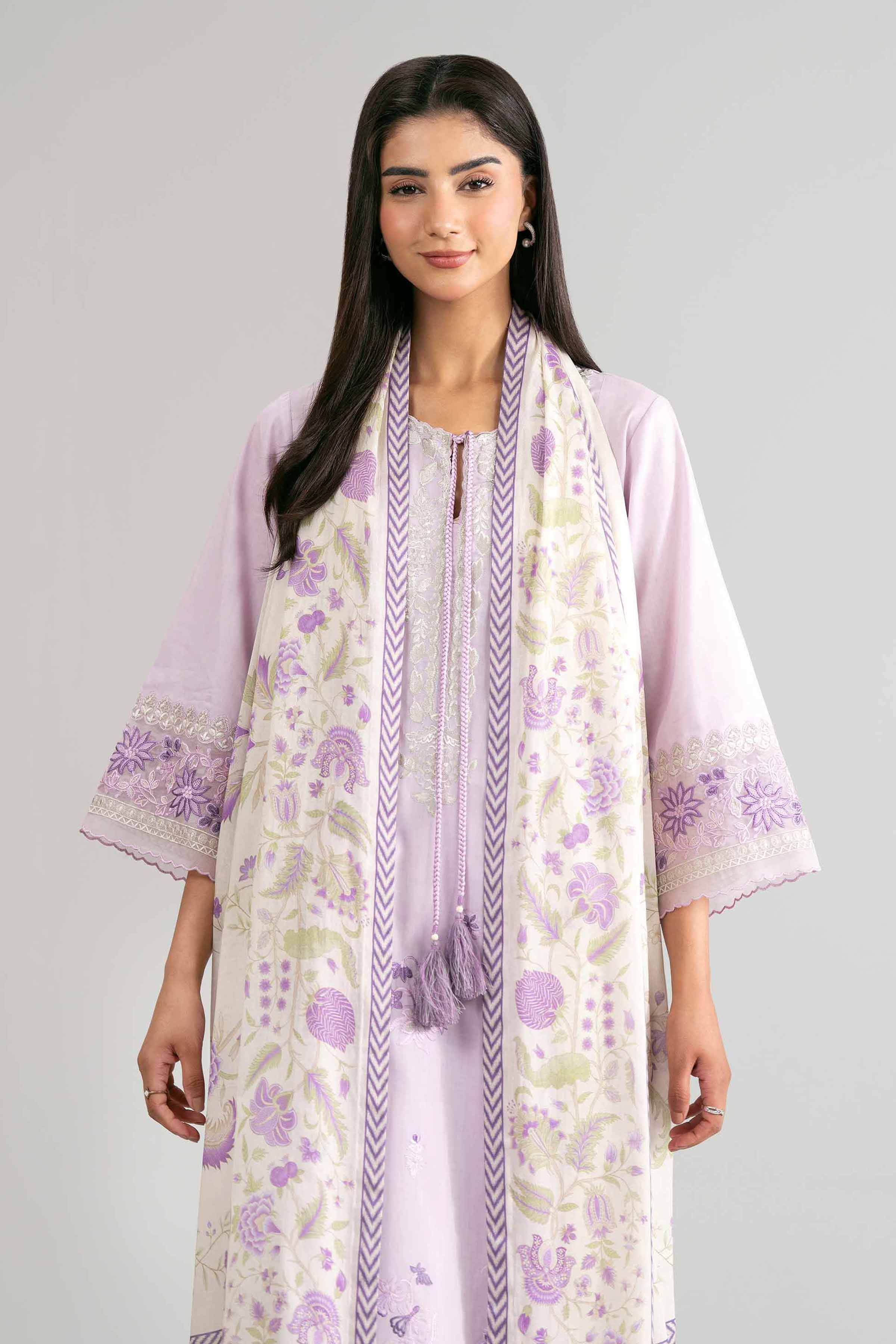 3 Piece - Digital Printed Embroidered Suit - 42601526 for Women - Unstitched Collection | Nishat | Shop Online