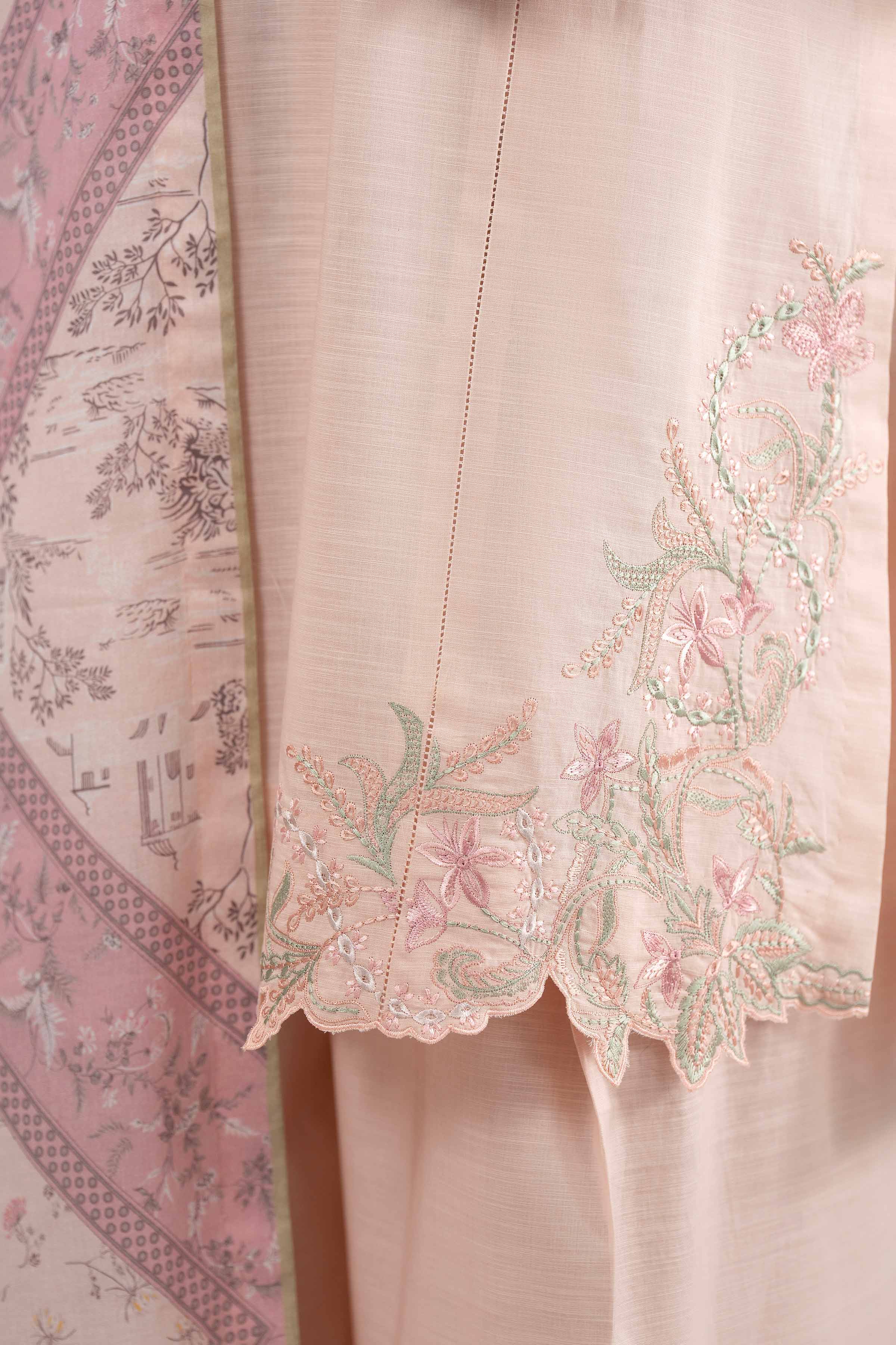 3 Piece - Printed Embroidered Suit - 42601538 for Women - Unstitched Collection | Nishat | Shop Online