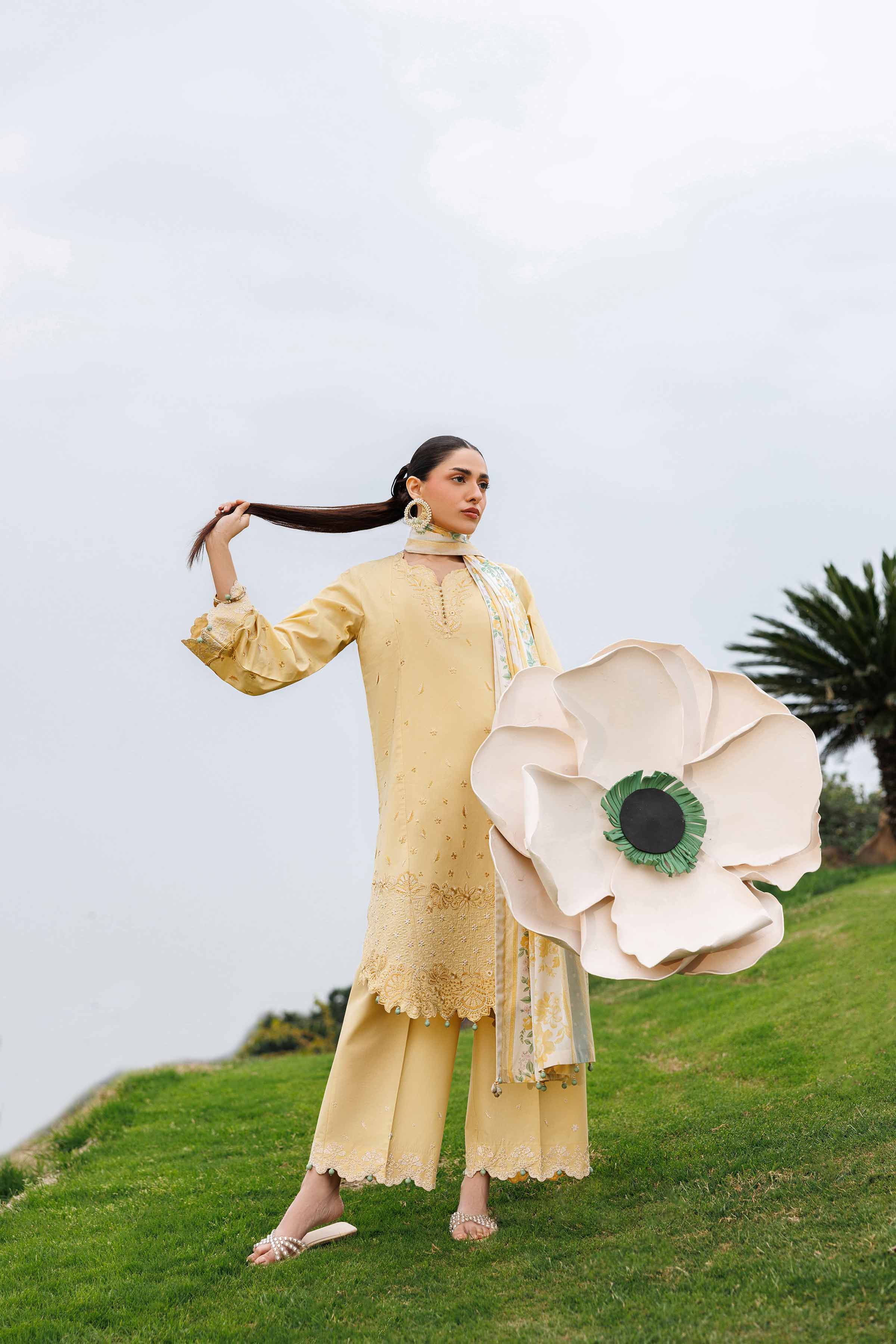 3 Piece - Printed Embroidered Suit - 42601540 for Women - Unstitched Collection | Nishat | Shop Online