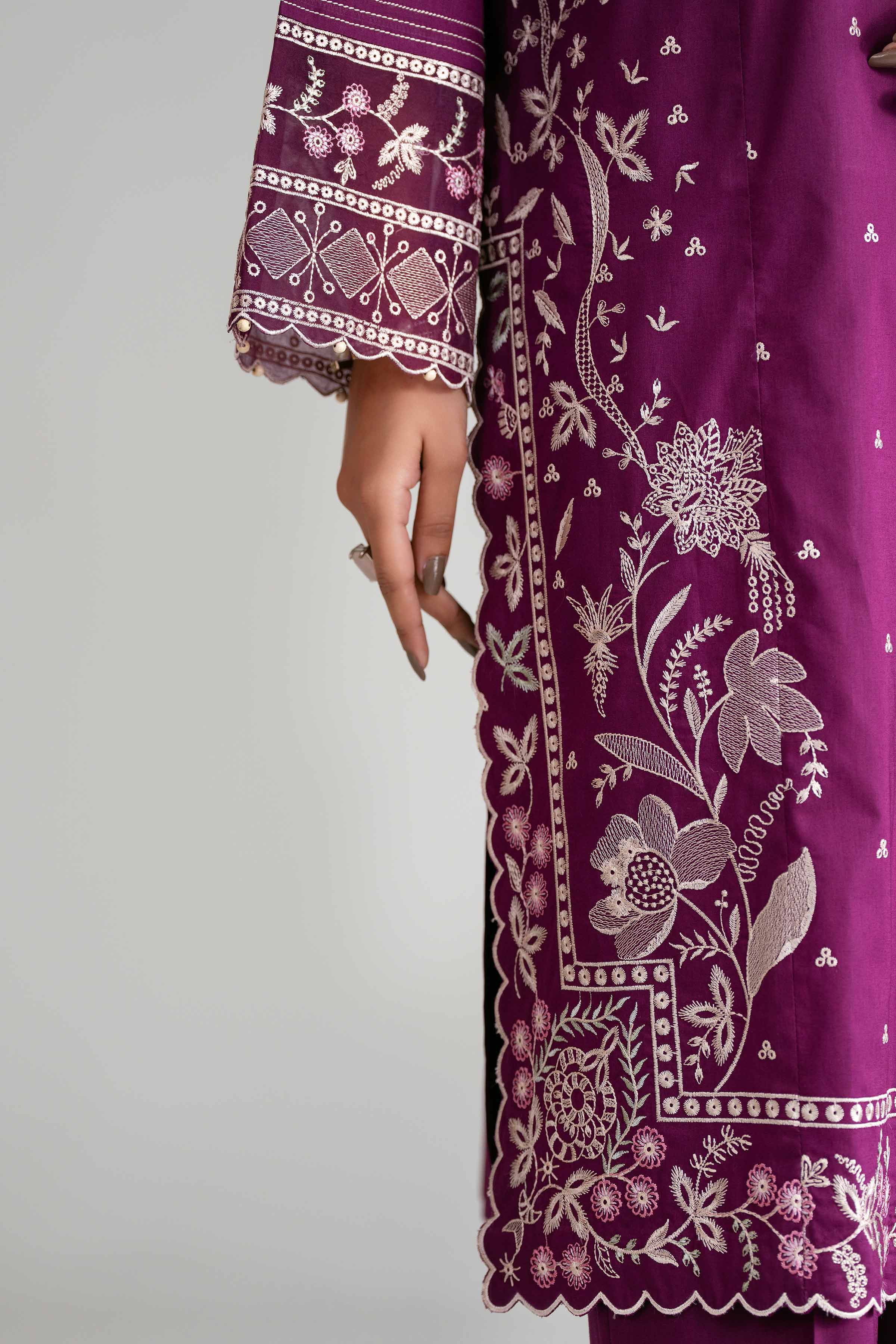 3 Piece - Digital Printed Embroidered Suit - 42601545 for Women - Unstitched Collection | Nishat | Shop Online