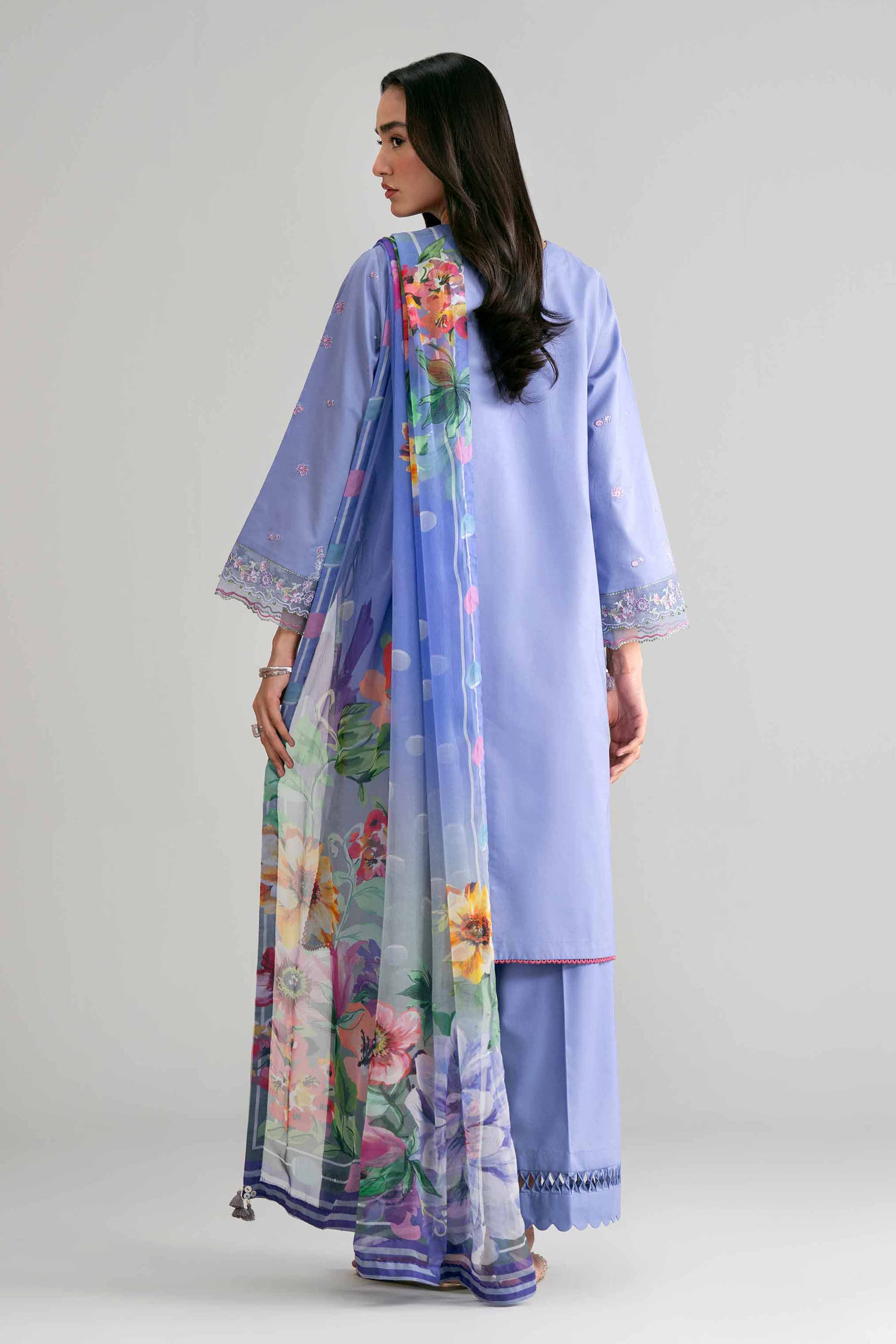 3 Piece - Digital Printed Embroidered Suit - 42601549 for Women - Unstitched Collection | Nishat | Shop Online