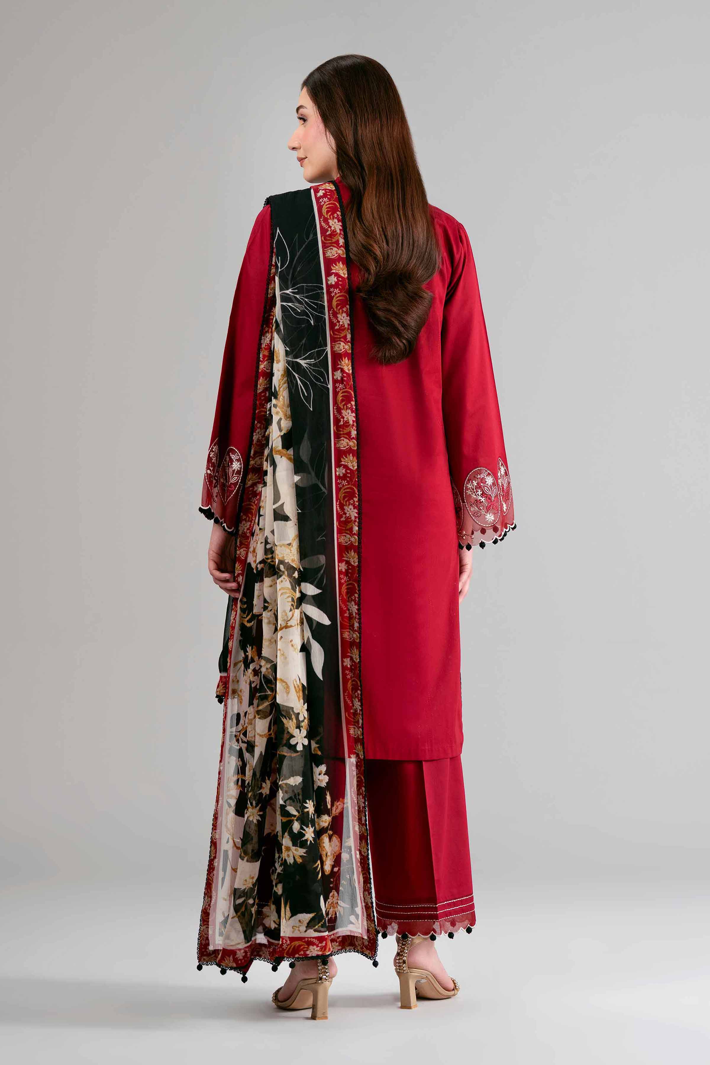 3 Piece - Digital Printed Embroidered Suit - 42601550 for Women - Unstitched Collection | Nishat | Shop Online