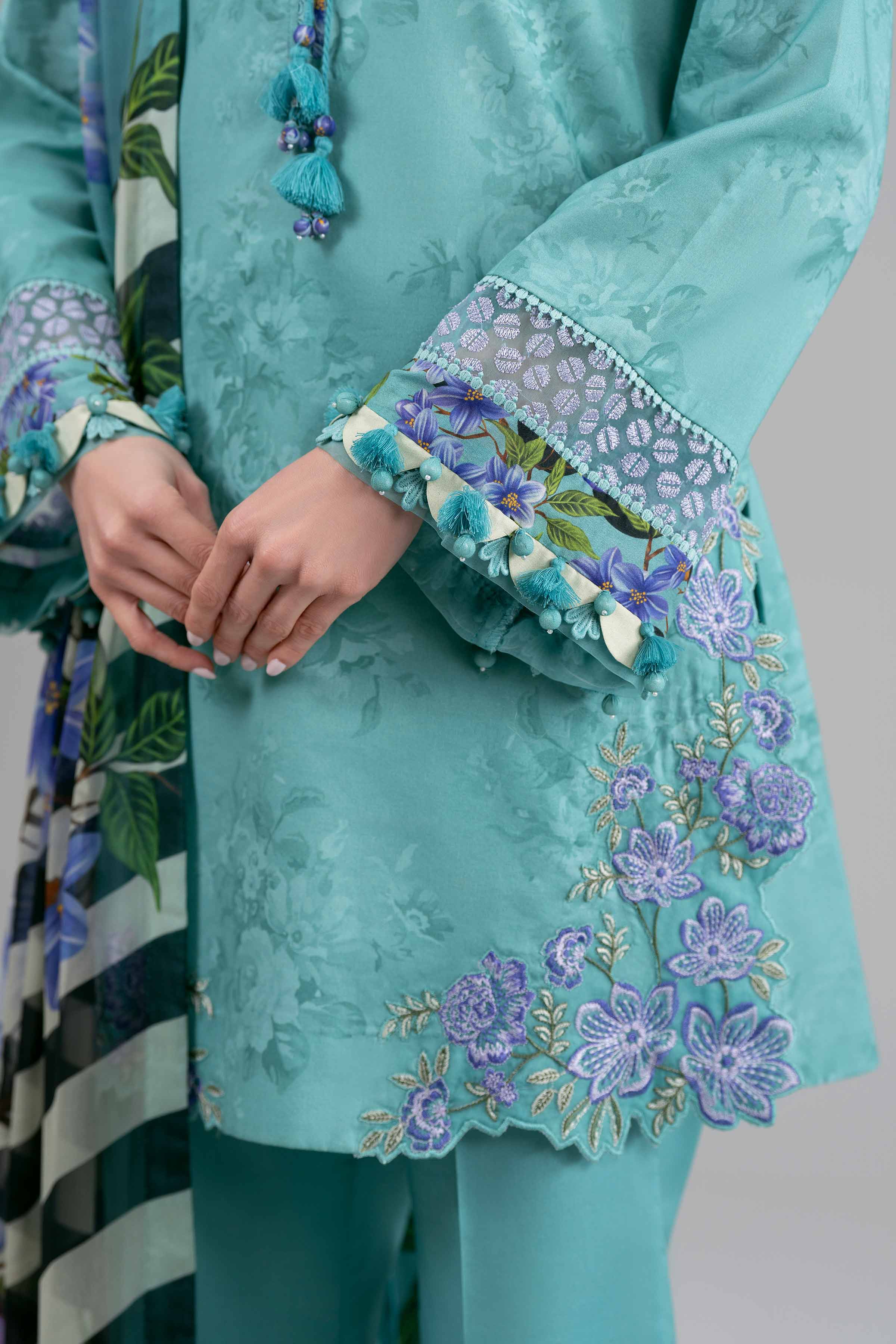 3 Piece - Digital Printed Embroidered Suit - 42601558 for Women - Unstitched Collection | Nishat | Shop Online