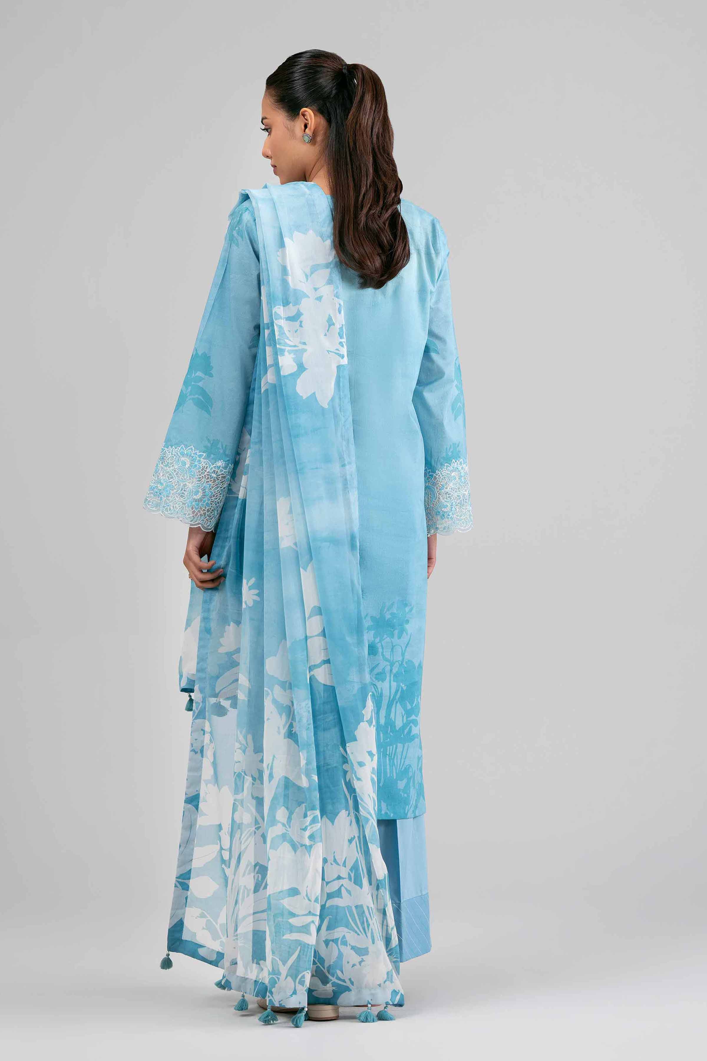 3 Piece - Digital Printed Embroidered Suit - 42601559 for Women - Unstitched Collection | Nishat | Shop Online