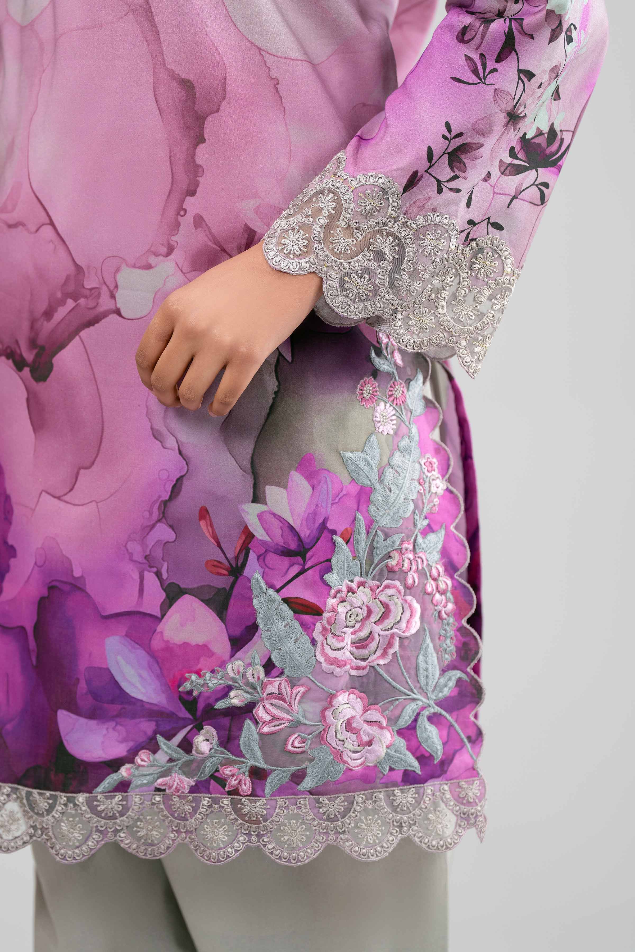 3 Piece - Digital Printed Embroidered Suit - 42601560 for Women - Unstitched Collection | Nishat | Shop Online