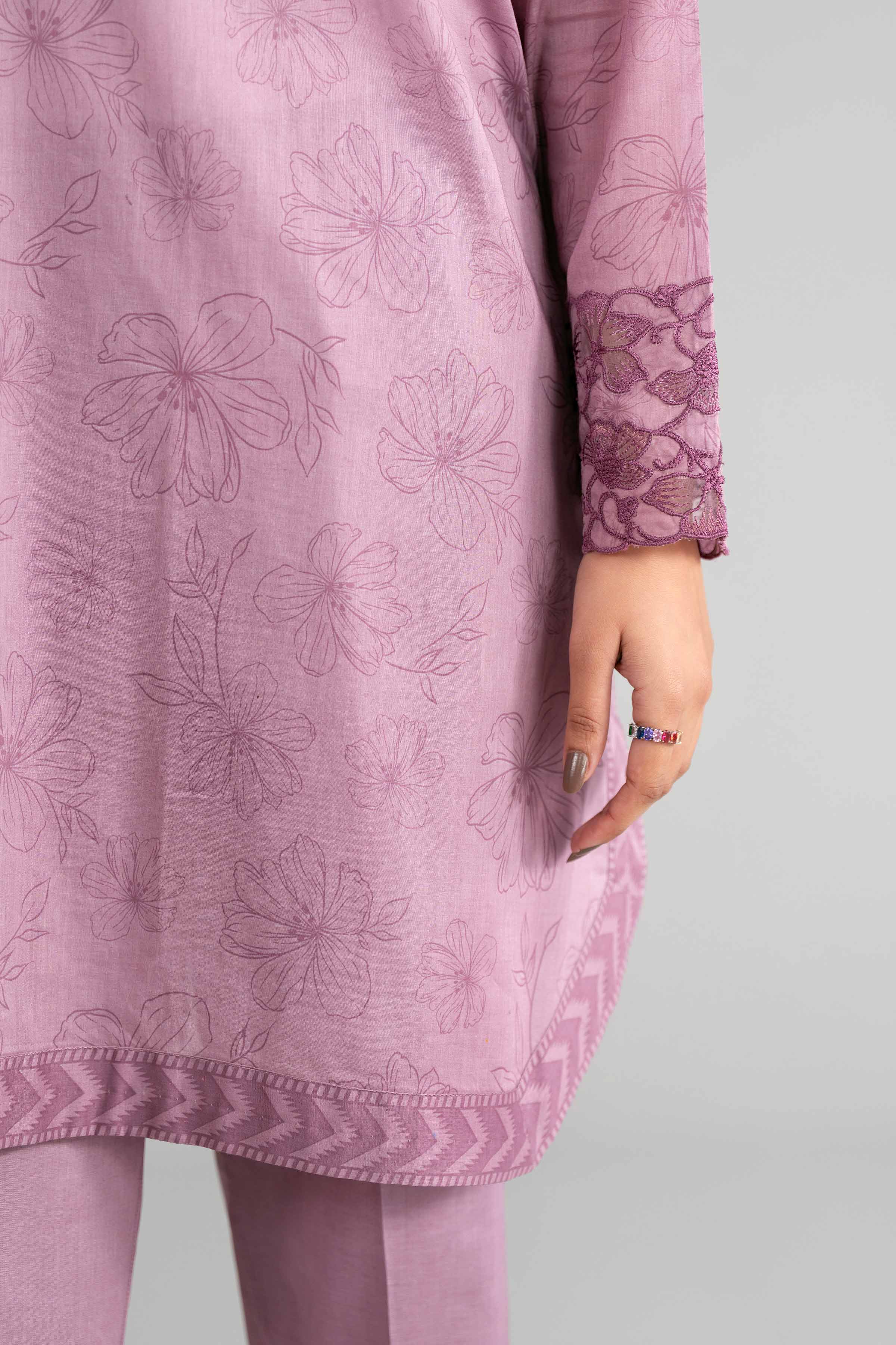 3 Piece - Digital Printed Embroidered Suit - 42601561 for Women - Unstitched Collection | Nishat | Shop Online