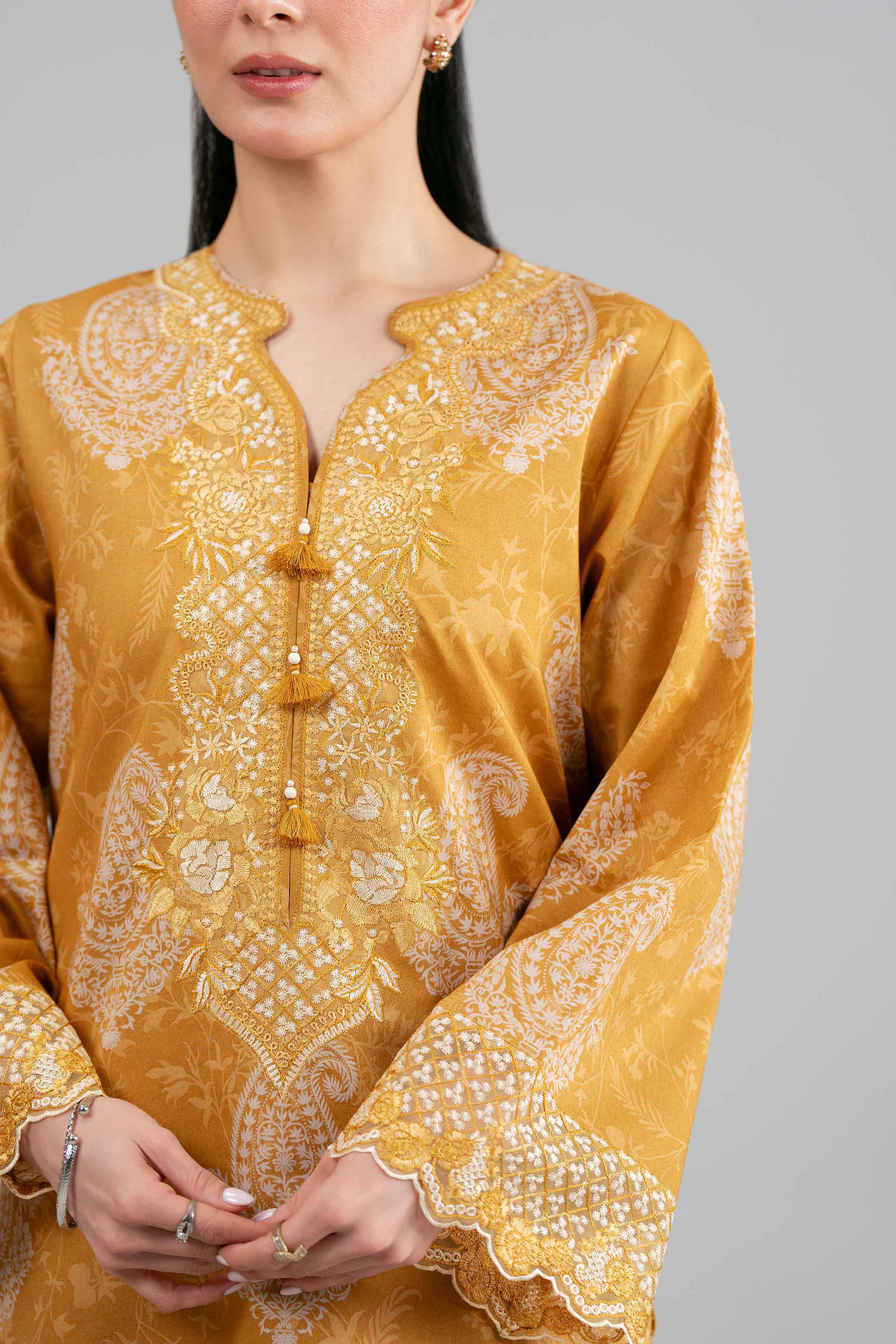 3 Piece - Digital Printed Embroidered Suit - 42601564 for Women - Unstitched Collection | Nishat | Shop Online