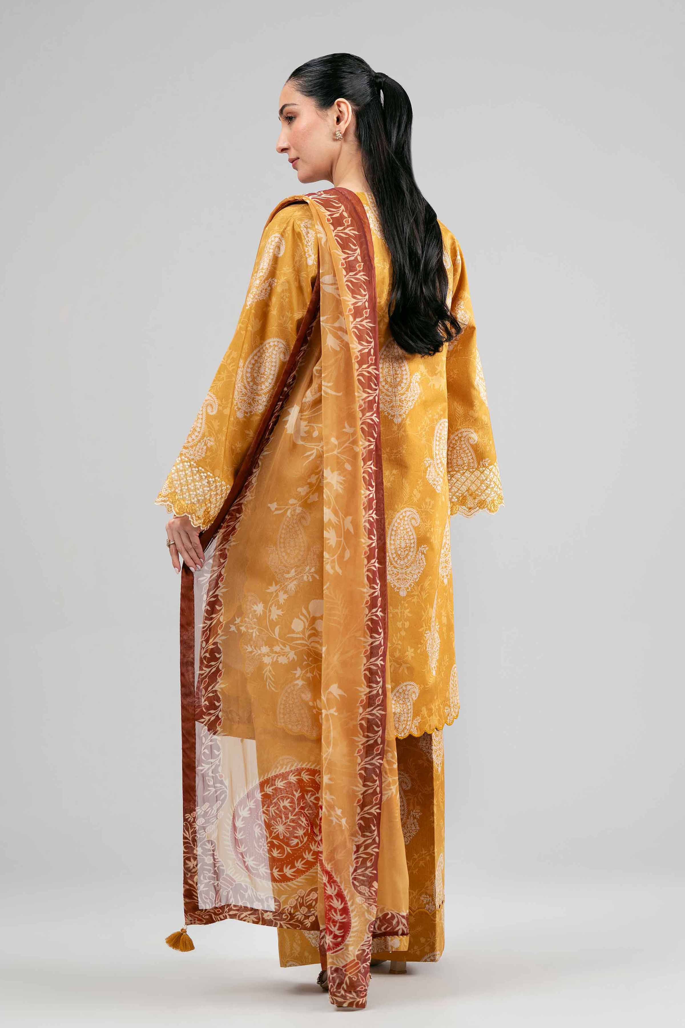 3 Piece - Digital Printed Embroidered Suit - 42601564 for Women - Unstitched Collection | Nishat | Shop Online