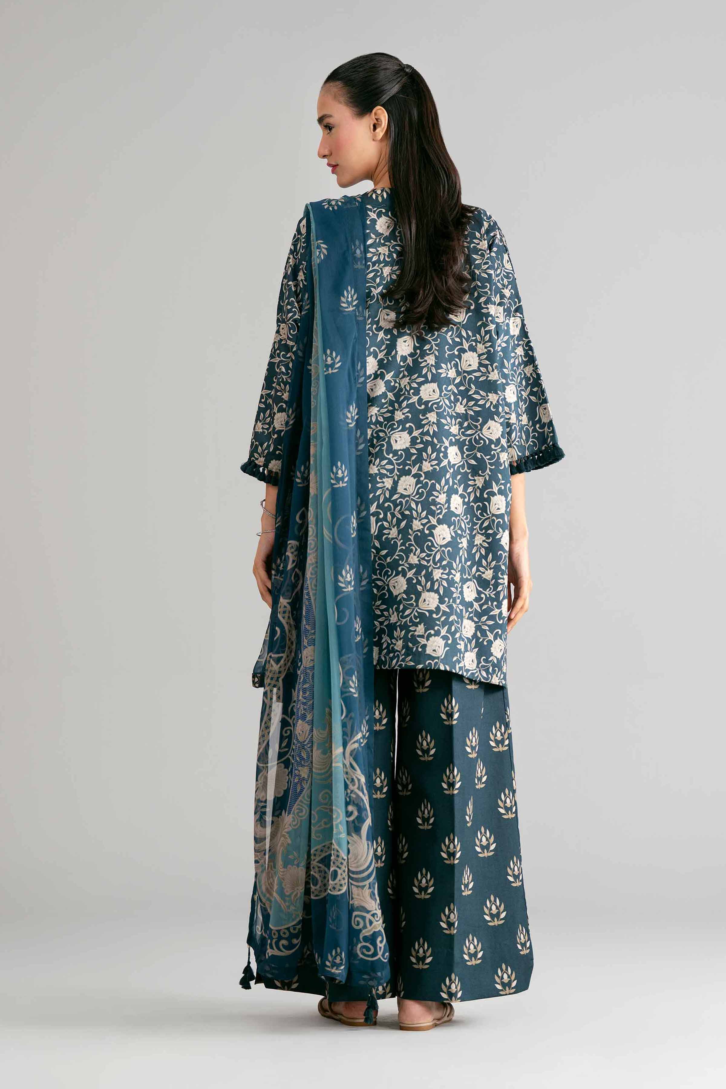 3 Piece - Digital Printed Suit - 42601574 for Women - Unstitched Collection | Nishat | Shop Online