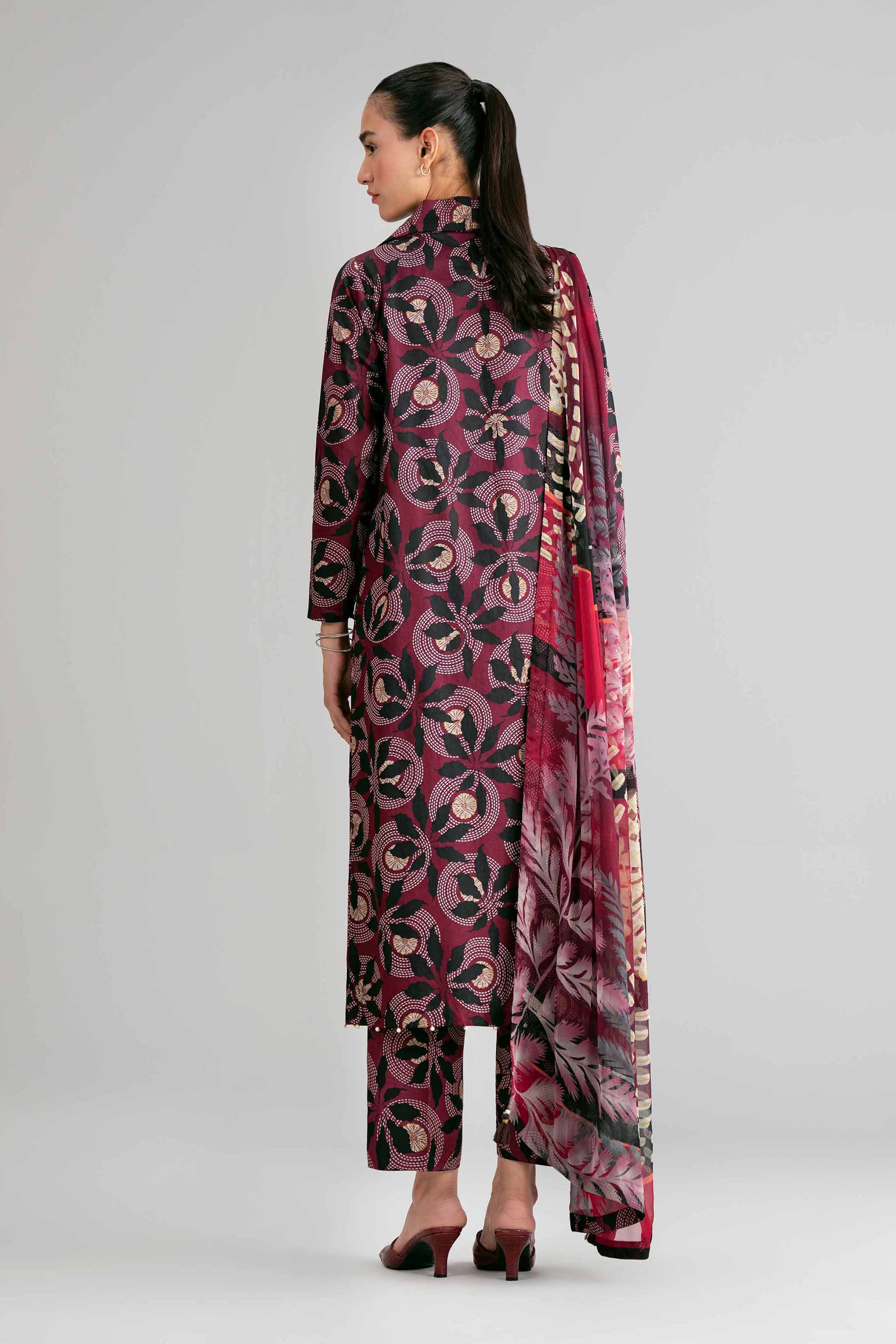 3 Piece - Digital Printed Suit - 42601577 for Women - Unstitched Collection | Nishat | Shop Online