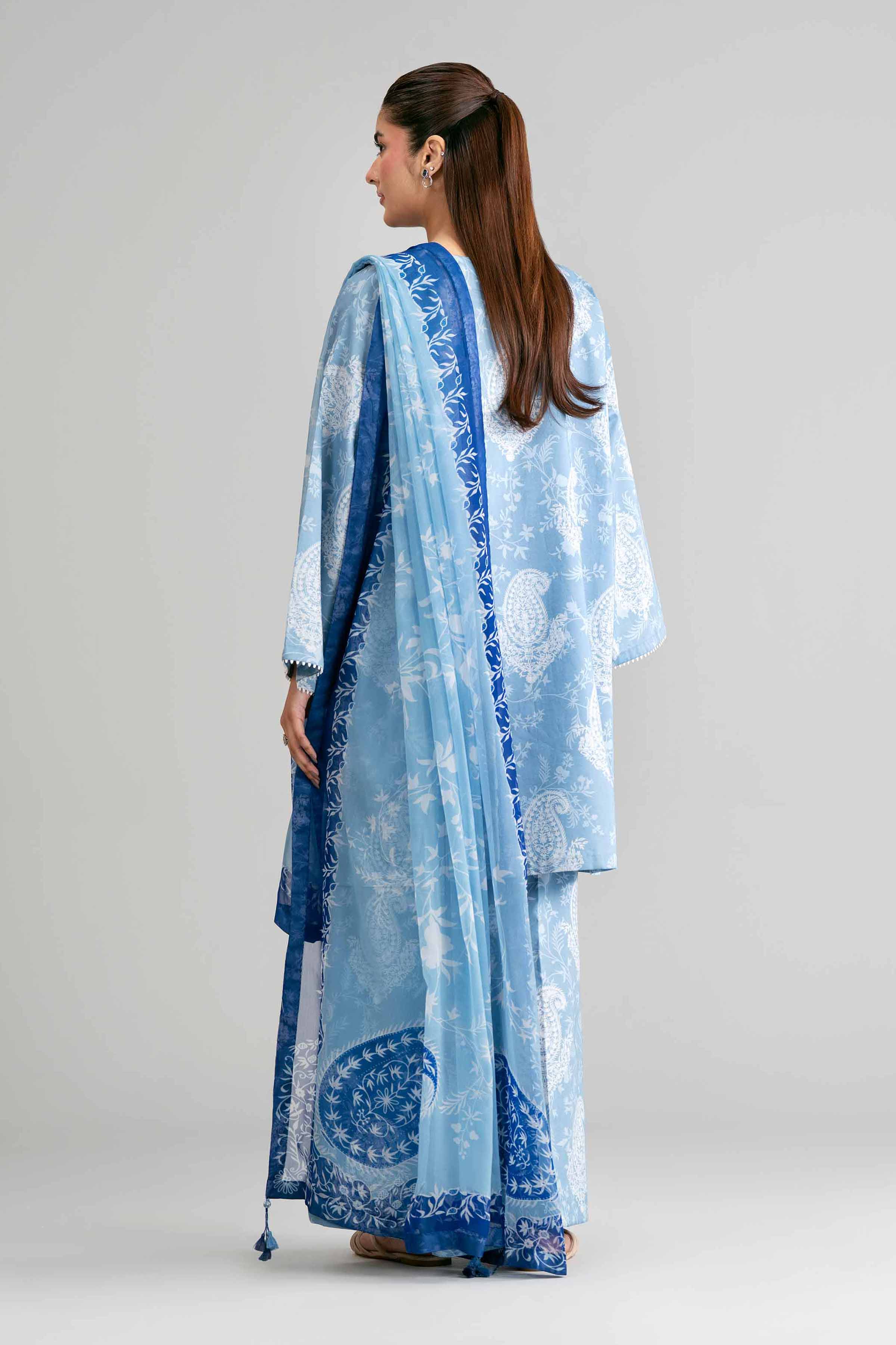 3 Piece - Digital Printed Suit - 42601581 for Women - Unstitched Collection | Nishat | Shop Online