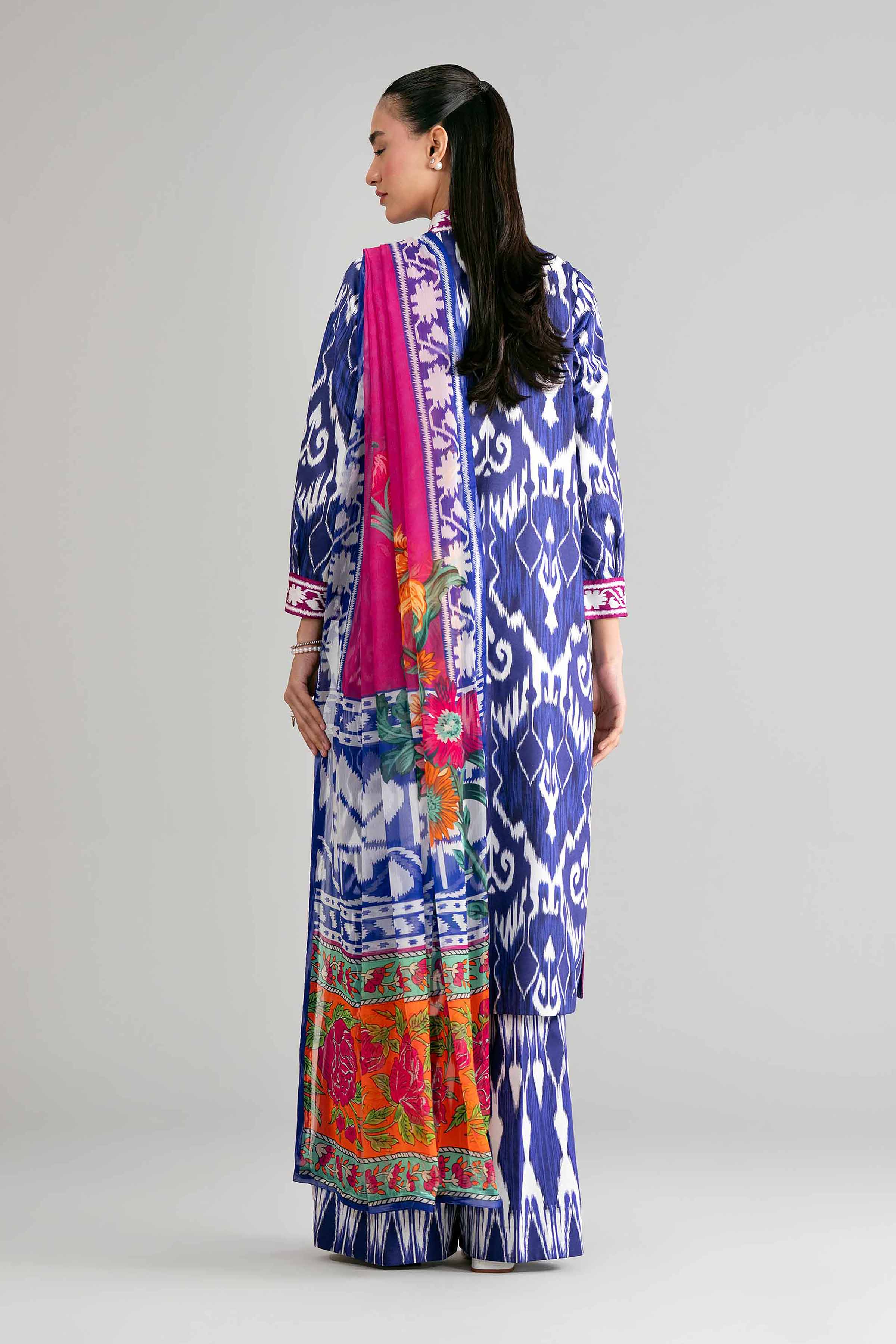 3 Piece - Digital Printed Suit - 42601582 for Women - Unstitched Collection | Nishat | Shop Online