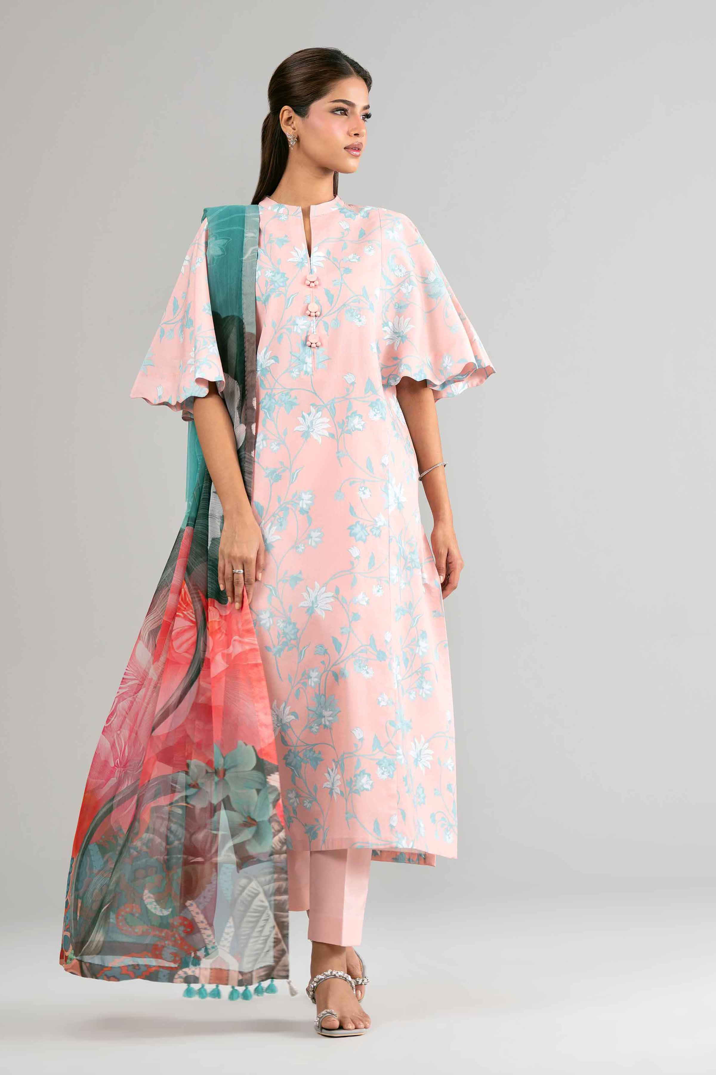 2 Piece - Digital Printed Suit - 42601595 for Women - Unstitched Collection | Nishat | Shop Online